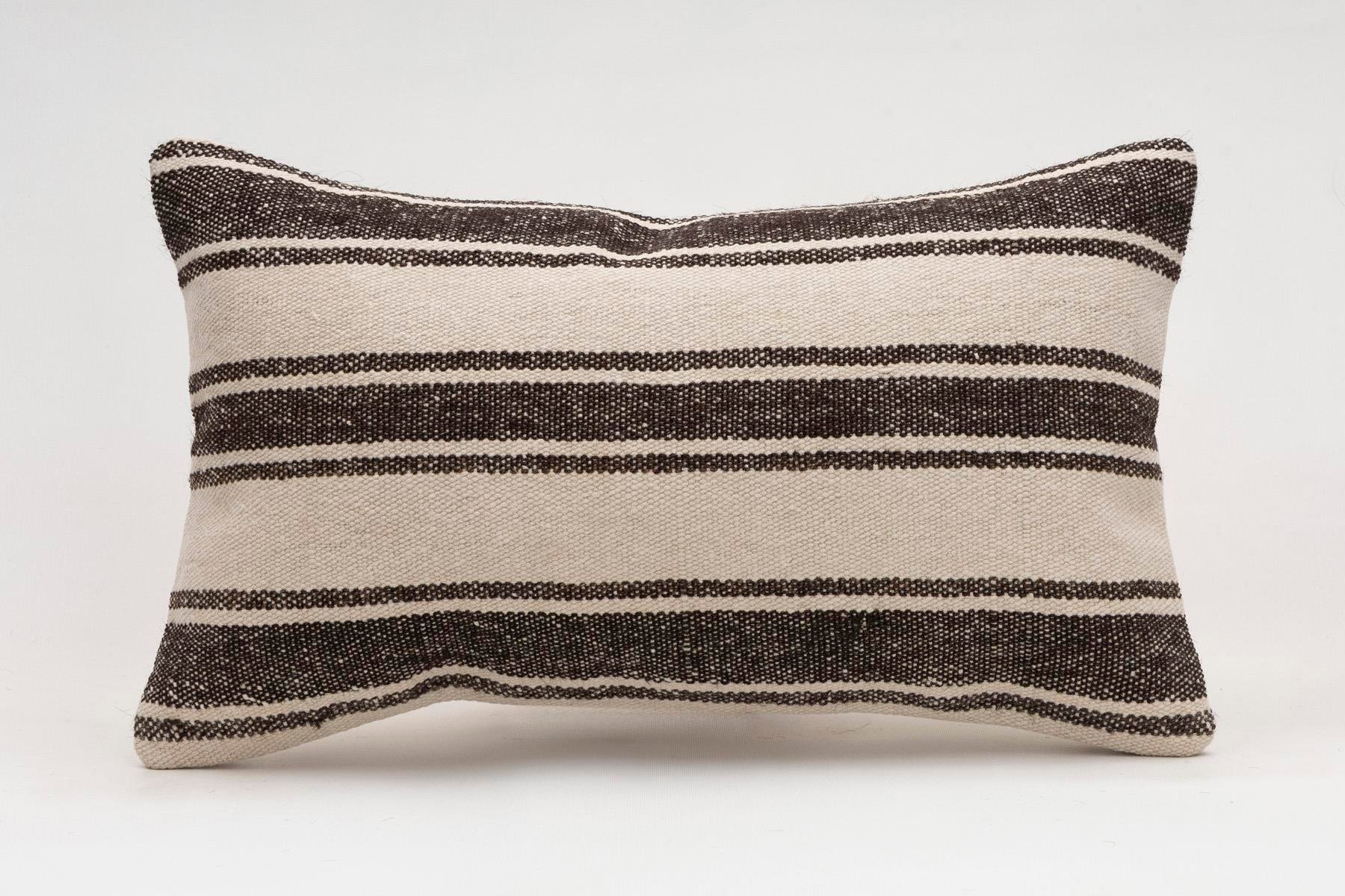 12x20 inches (30x50 cm) Kilim Pillow | KILIM WHOLESALE - Vintage Handmade Pillows - Vintage Handmade Kilim Rugs - It is 100% wool. Artistic and historical rugs. Old handwoven rugs. - Online hand woven rugs and kilim cushions sales. Shipping to a