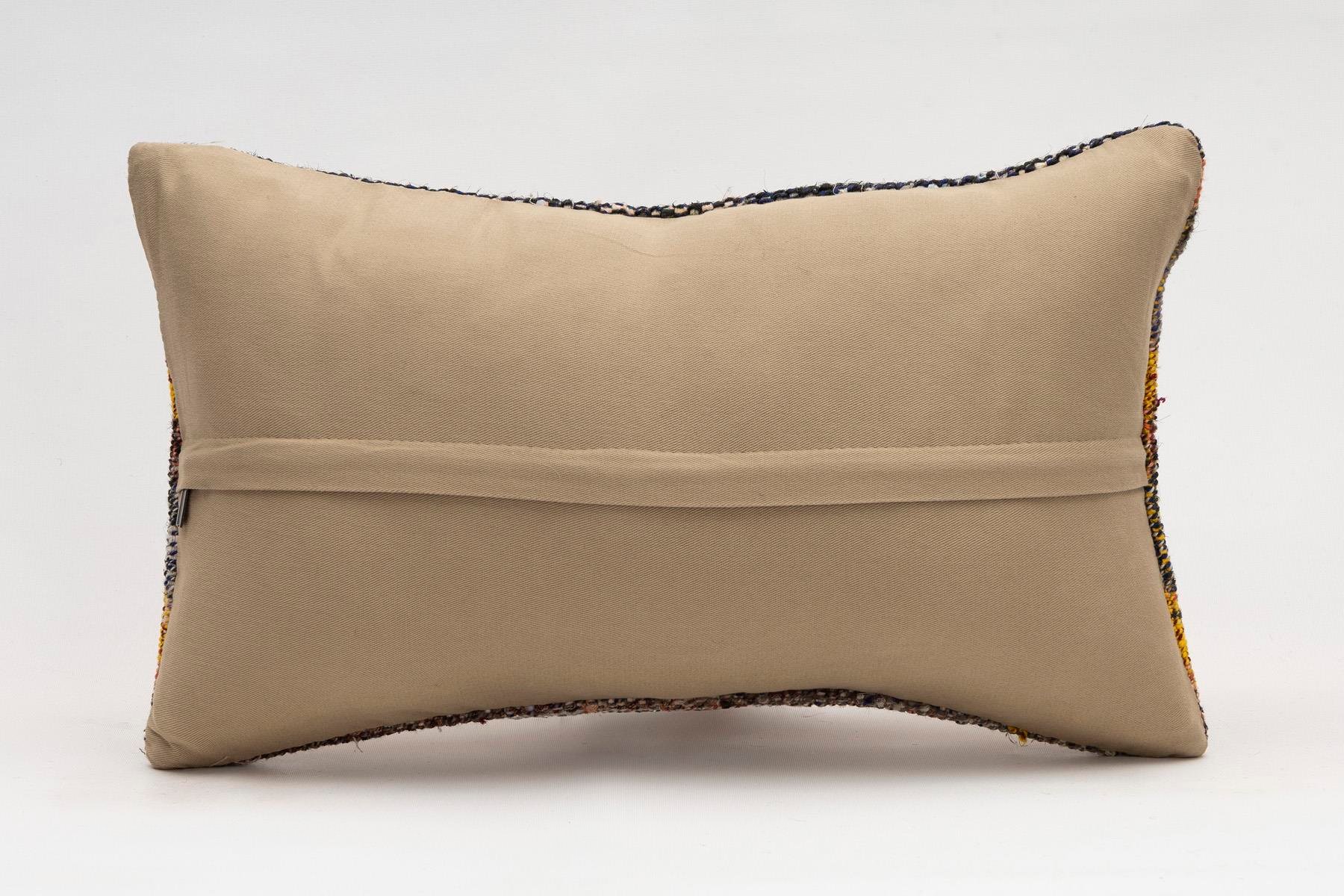 12x20 inches (30x50 cm) Kilim Pillow | KILIM WHOLESALE - Vintage Handmade Pillows - Vintage Handmade Kilim Rugs - It is 100% wool. Artistic and historical rugs. Old handwoven rugs. - Online hand woven rugs and kilim cushions sales. Shipping to a