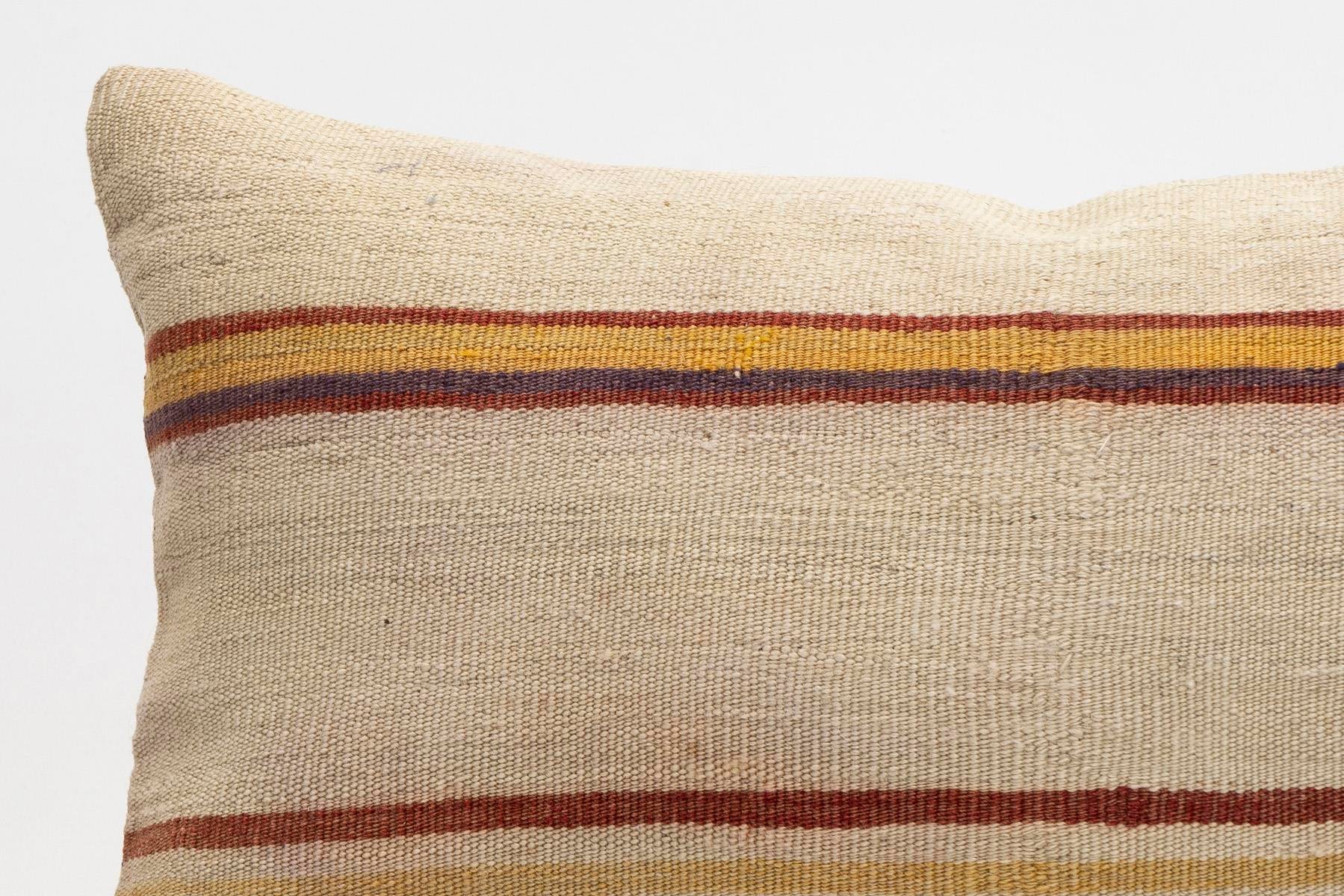12x20 inches (30x50 cm) Kilim Pillow | KILIM WHOLESALE - Vintage Handmade Pillows - Vintage Handmade Kilim Rugs - It is 100% wool. Artistic and historical rugs. Old handwoven rugs. - Online hand woven rugs and kilim cushions sales. Shipping to a