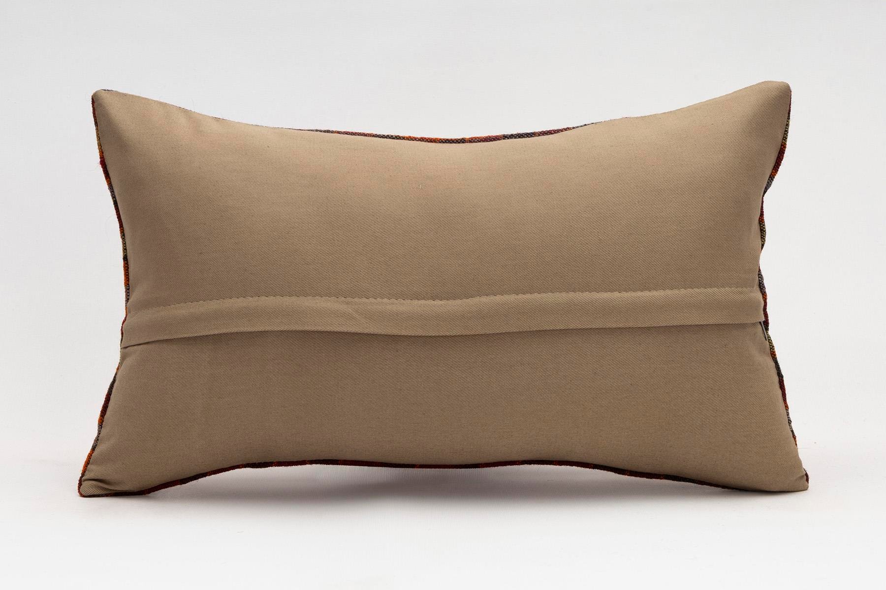 12x20 inches (30x50 cm) Kilim Pillow | KILIM WHOLESALE - Vintage Handmade Pillows - Vintage Handmade Kilim Rugs - It is 100% wool. Artistic and historical rugs. Old handwoven rugs. - Online hand woven rugs and kilim cushions sales. Shipping to a