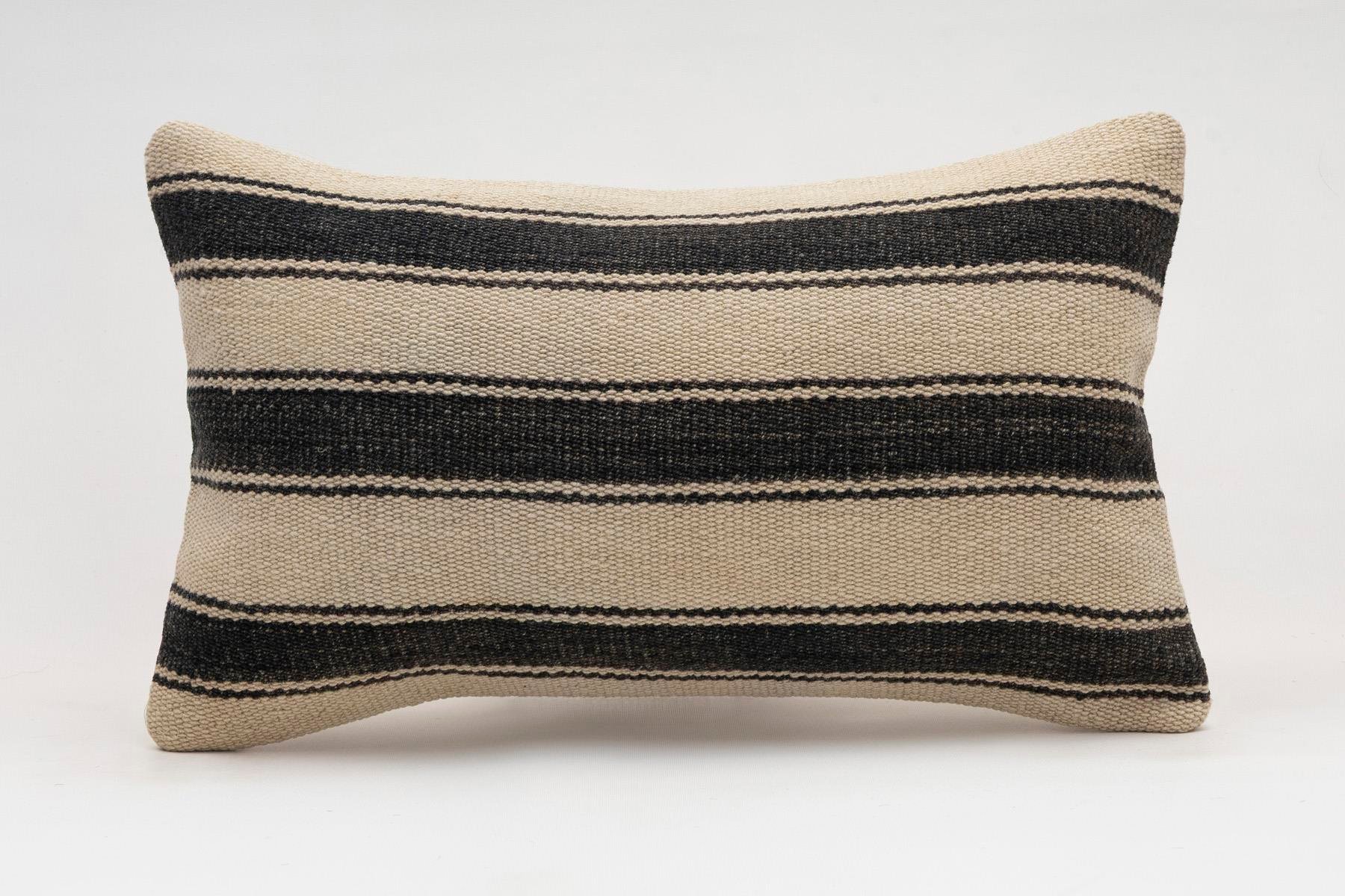 12x20 inches (30x50 cm) Kilim Pillow | KILIM WHOLESALE - Vintage Handmade Pillows - Vintage Handmade Kilim Rugs - It is 100% wool. Artistic and historical rugs. Old handwoven rugs. - Online hand woven rugs and kilim cushions sales. Shipping to a