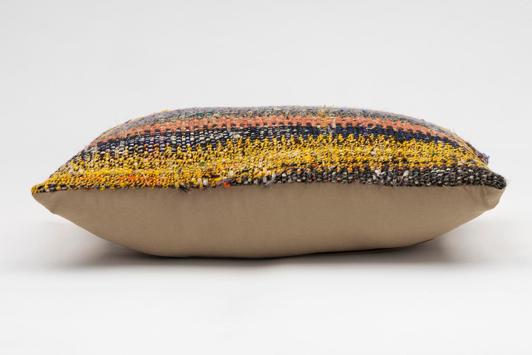 12x20 inches (30x50 cm) Kilim Pillow | KILIM WHOLESALE - Vintage Handmade Pillows - Vintage Handmade Kilim Rugs - It is 100% wool. Artistic and historical rugs. Old handwoven rugs. - Online hand woven rugs and kilim cushions sales. Shipping to a