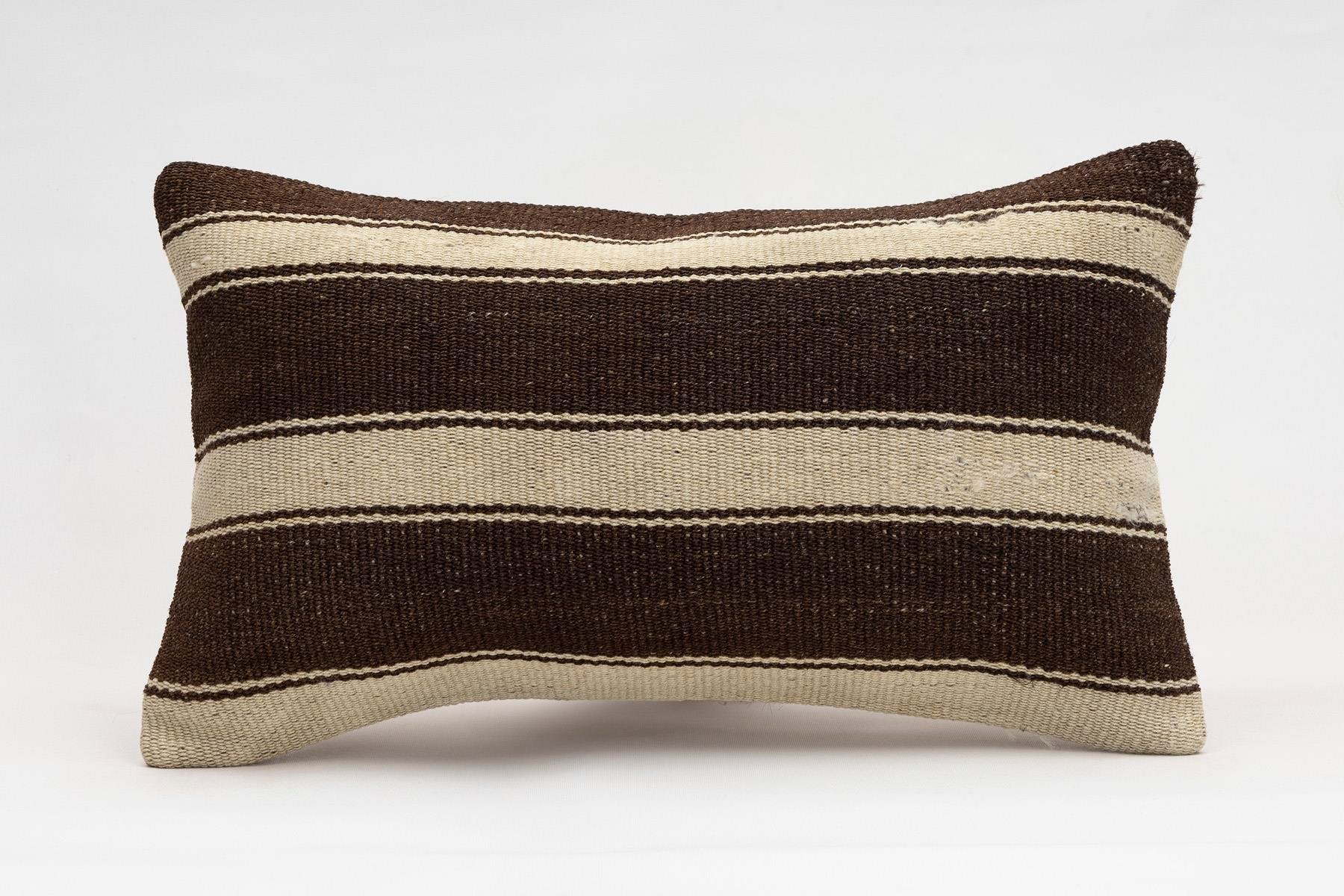 12x20 inches (30x50 cm) Kilim Pillow | KILIM WHOLESALE - Vintage Handmade Pillows - Vintage Handmade Kilim Rugs - It is 100% wool. Artistic and historical rugs. Old handwoven rugs. - Online hand woven rugs and kilim cushions sales. Shipping to a