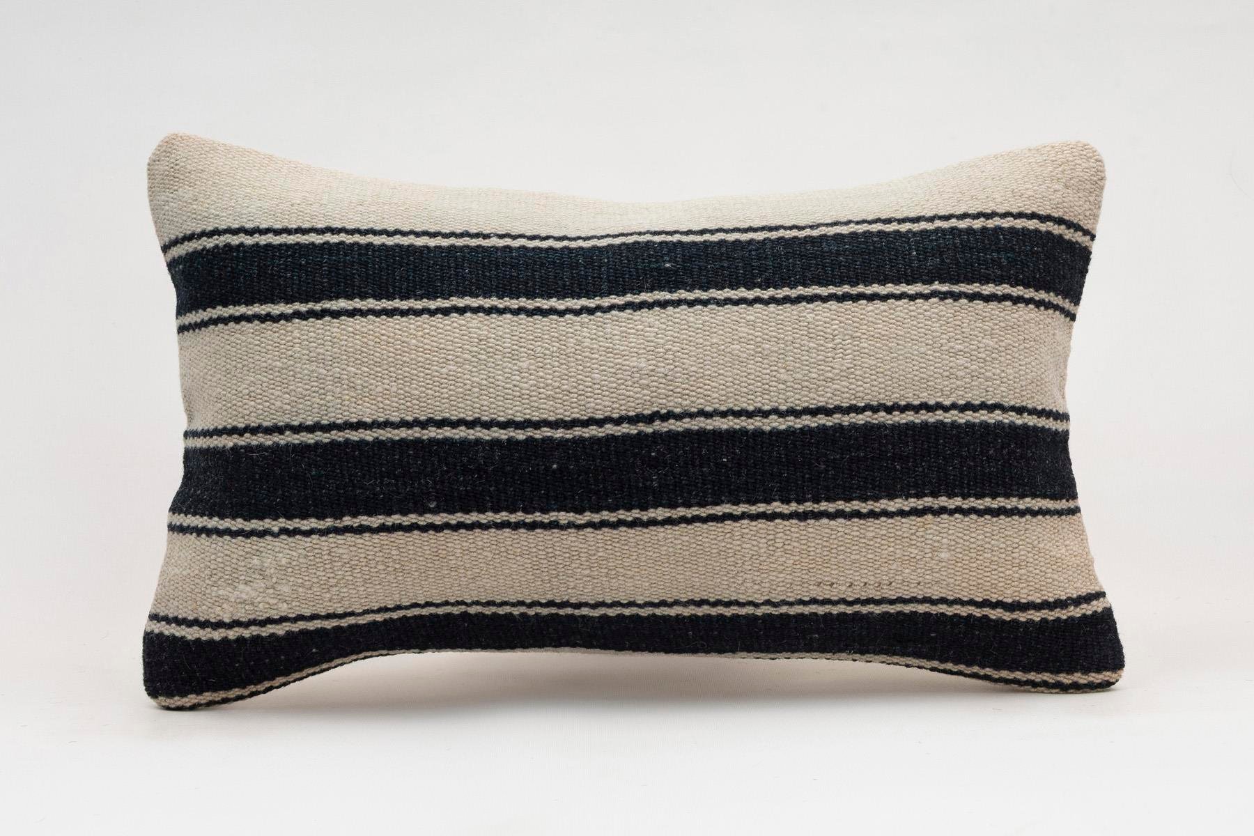 12x20 inches (30x50 cm) Kilim Pillow | KILIM WHOLESALE - Vintage Handmade Pillows - Vintage Handmade Kilim Rugs - It is 100% wool. Artistic and historical rugs. Old handwoven rugs. - Online hand woven rugs and kilim cushions sales. Shipping to a