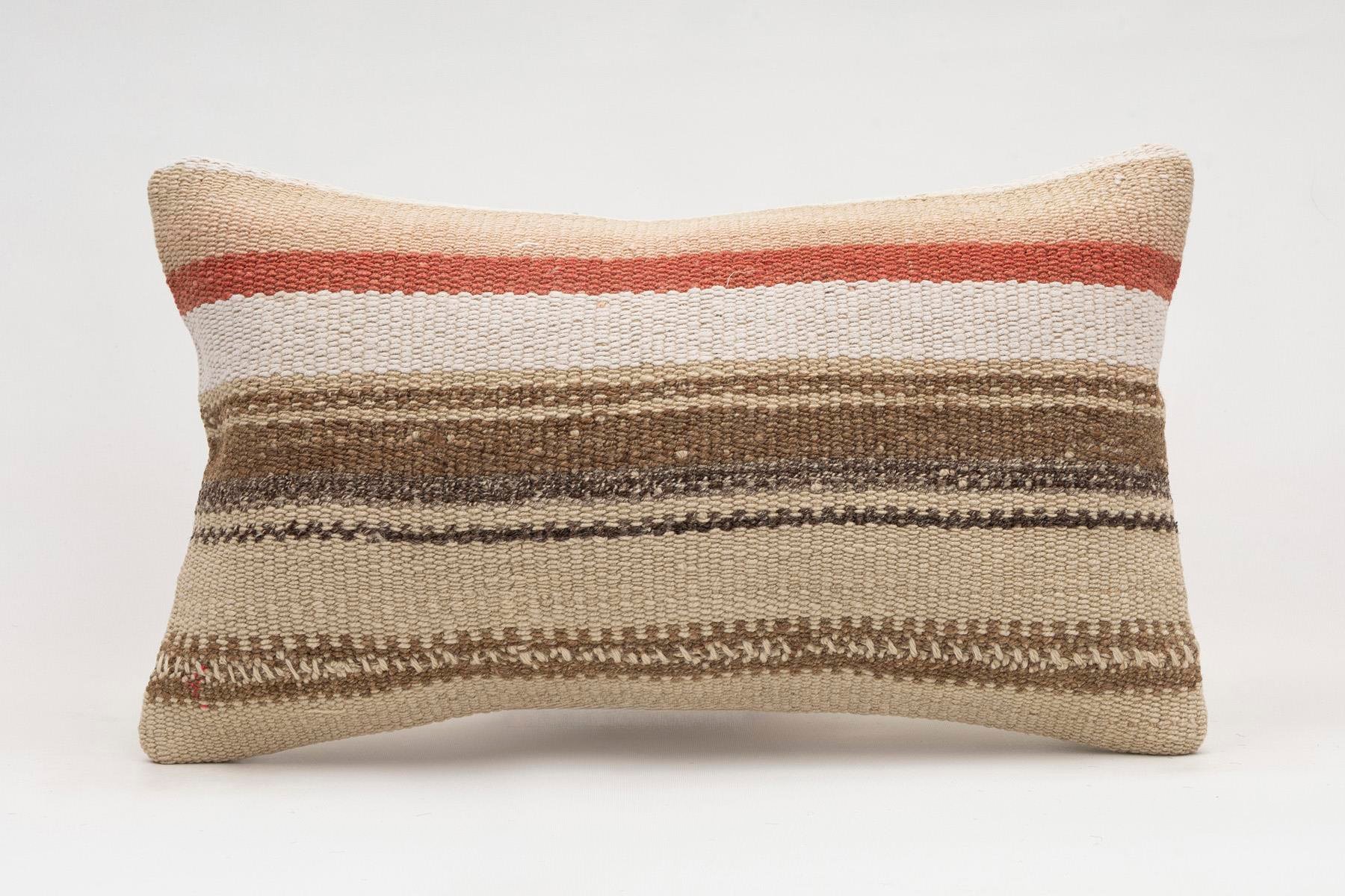 12x20 inches (30x50 cm) Kilim Pillow | KILIM WHOLESALE - Vintage Handmade Pillows - Vintage Handmade Kilim Rugs - It is 100% wool. Artistic and historical rugs. Old handwoven rugs. - Online hand woven rugs and kilim cushions sales. Shipping to a
