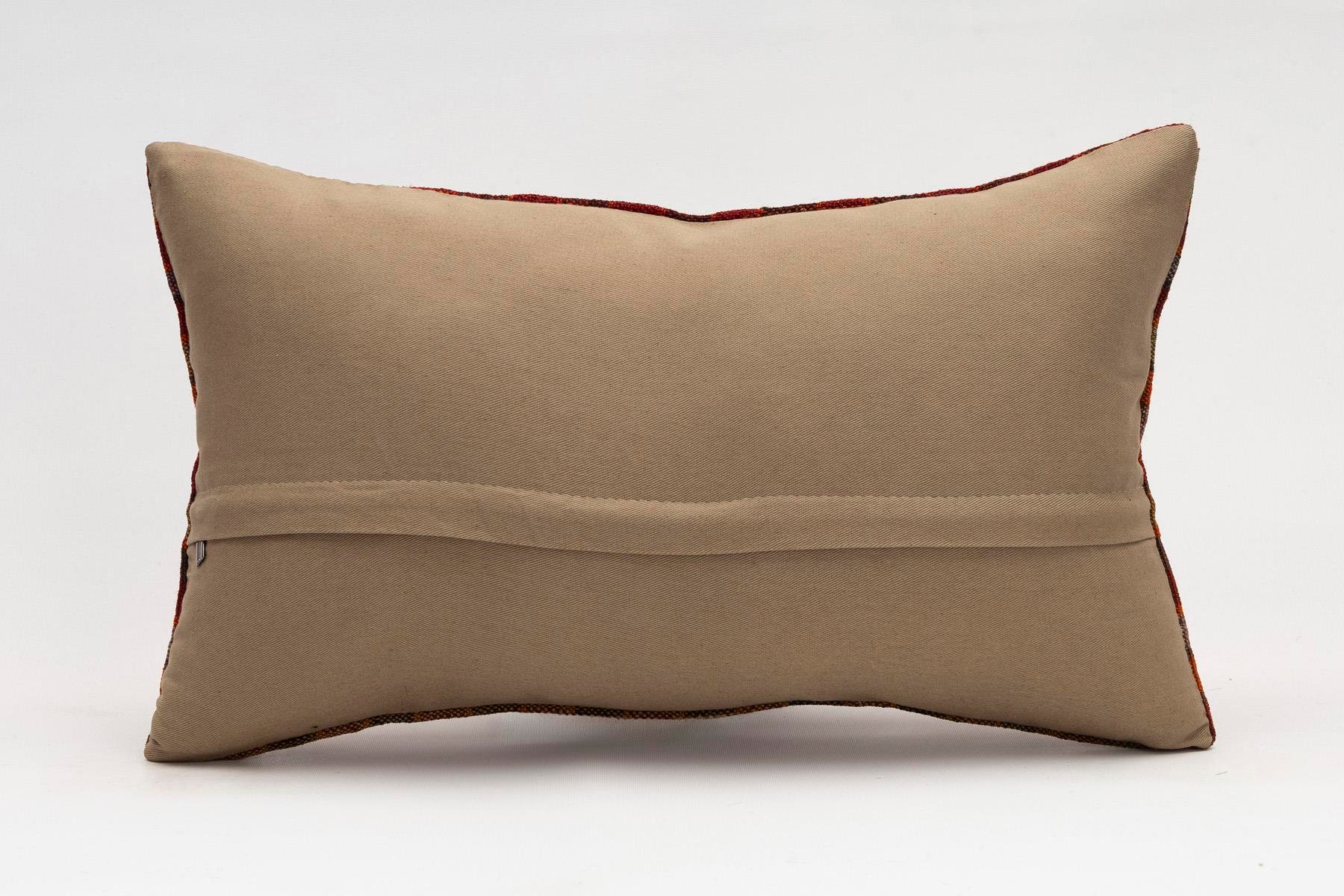 12x20 inches (30x50 cm) Kilim Pillow | KILIM WHOLESALE - Vintage Handmade Pillows - Vintage Handmade Kilim Rugs - It is 100% wool. Artistic and historical rugs. Old handwoven rugs. - Online hand woven rugs and kilim cushions sales. Shipping to a