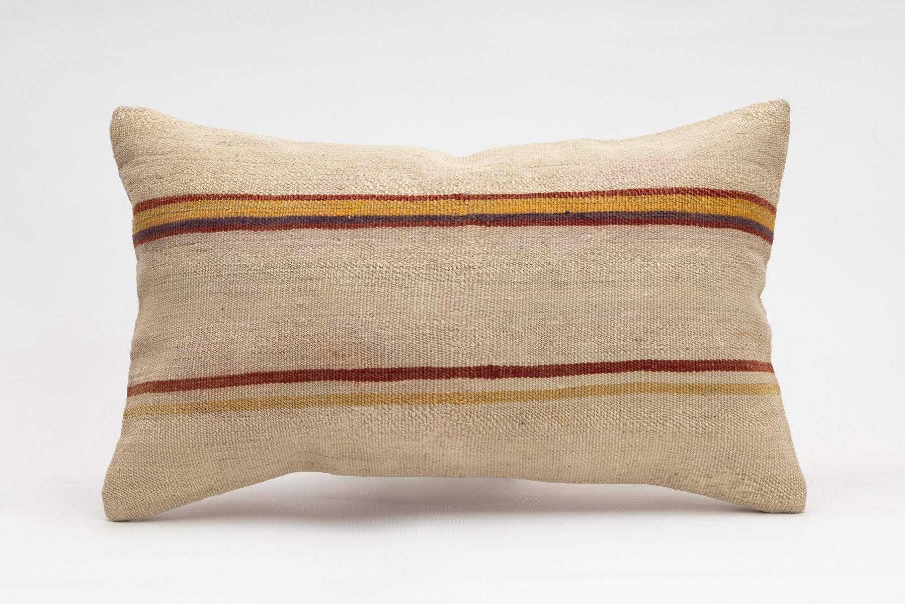 12x20 inches (30x50 cm) Kilim Pillow | KILIM WHOLESALE - Vintage Handmade Pillows - Vintage Handmade Kilim Rugs - It is 100% wool. Artistic and historical rugs. Old handwoven rugs. - Online hand woven rugs and kilim cushions sales. Shipping to a