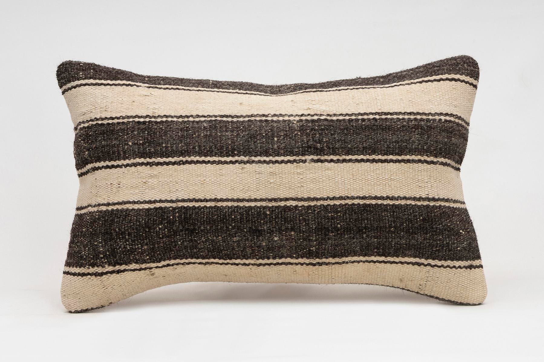 12x20 inches (30x50 cm) Kilim Pillow | KILIM WHOLESALE - Vintage Handmade Pillows - Vintage Handmade Kilim Rugs - It is 100% wool. Artistic and historical rugs. Old handwoven rugs. - Online hand woven rugs and kilim cushions sales. Shipping to a