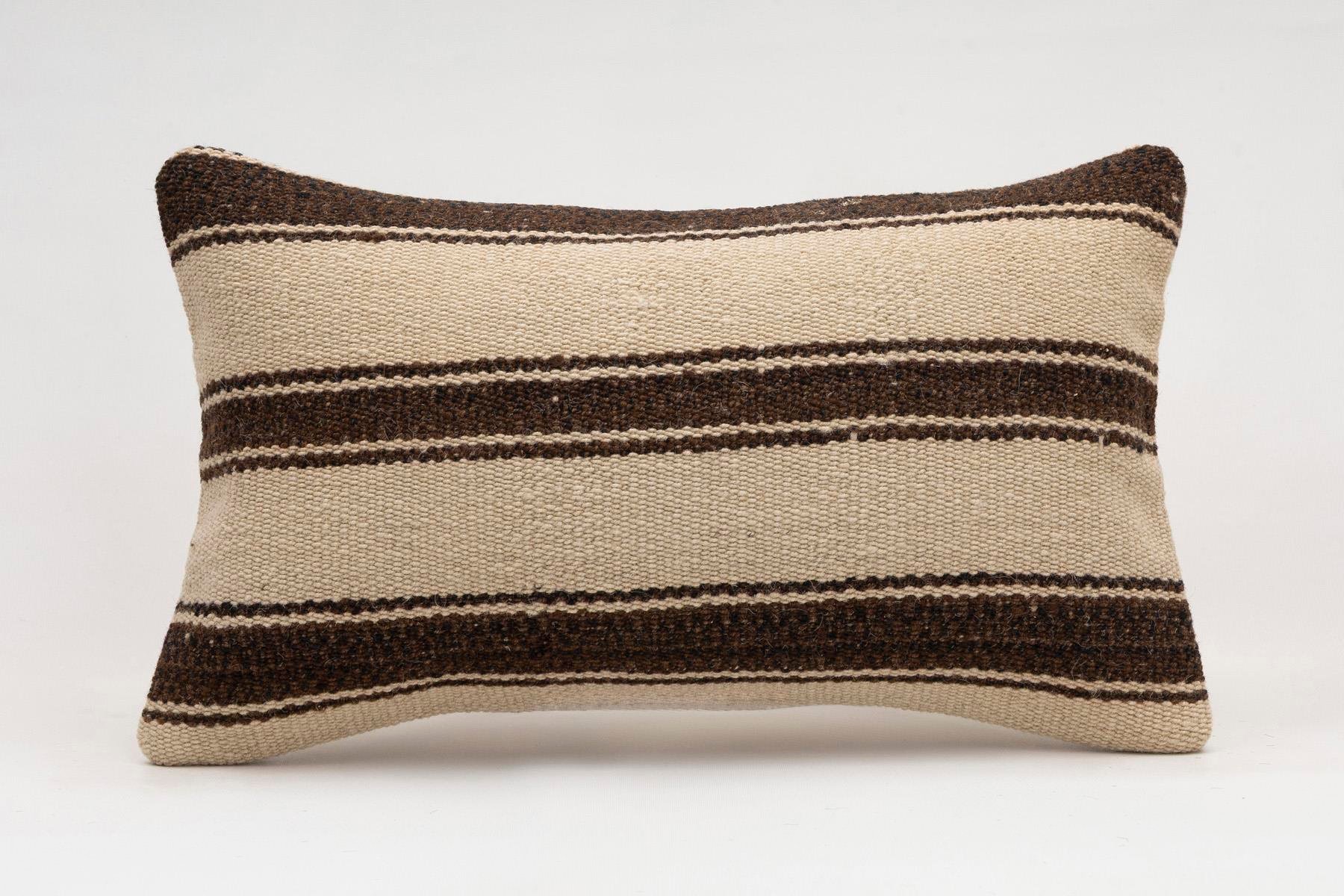 12x20 inches (30x50 cm) Kilim Pillow | KILIM WHOLESALE - Vintage Handmade Pillows - Vintage Handmade Kilim Rugs - It is 100% wool. Artistic and historical rugs. Old handwoven rugs. - Online hand woven rugs and kilim cushions sales. Shipping to a