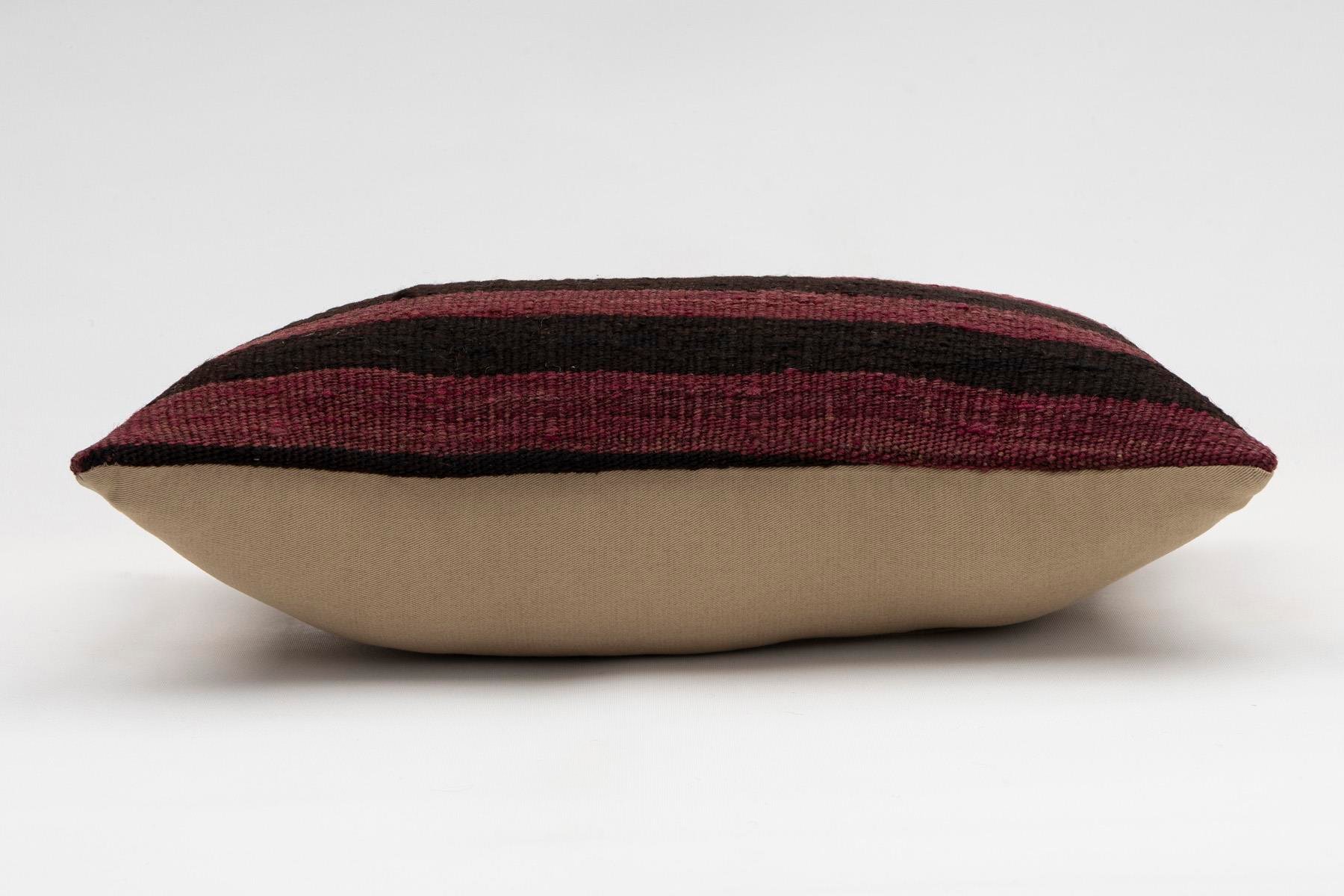 12x20 inches (30x50 cm) Kilim Pillow | KILIM WHOLESALE - Vintage Handmade Pillows - Vintage Handmade Kilim Rugs - It is 100% wool. Artistic and historical rugs. Old handwoven rugs. - Online hand woven rugs and kilim cushions sales. Shipping to a