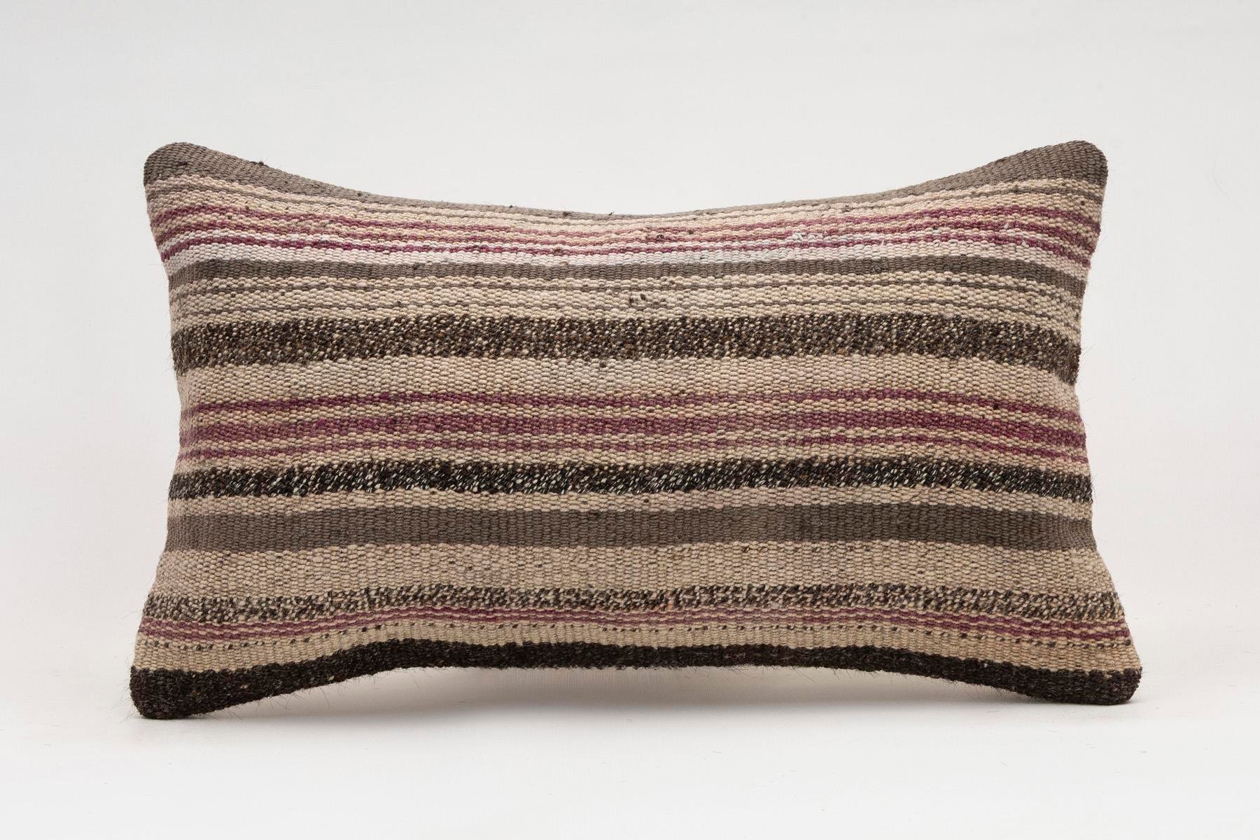 12x20 inches (30x50 cm) Kilim Pillow | KILIM WHOLESALE - Vintage Handmade Pillows - Vintage Handmade Kilim Rugs - It is 100% wool. Artistic and historical rugs. Old handwoven rugs. - Online hand woven rugs and kilim cushions sales. Shipping to a