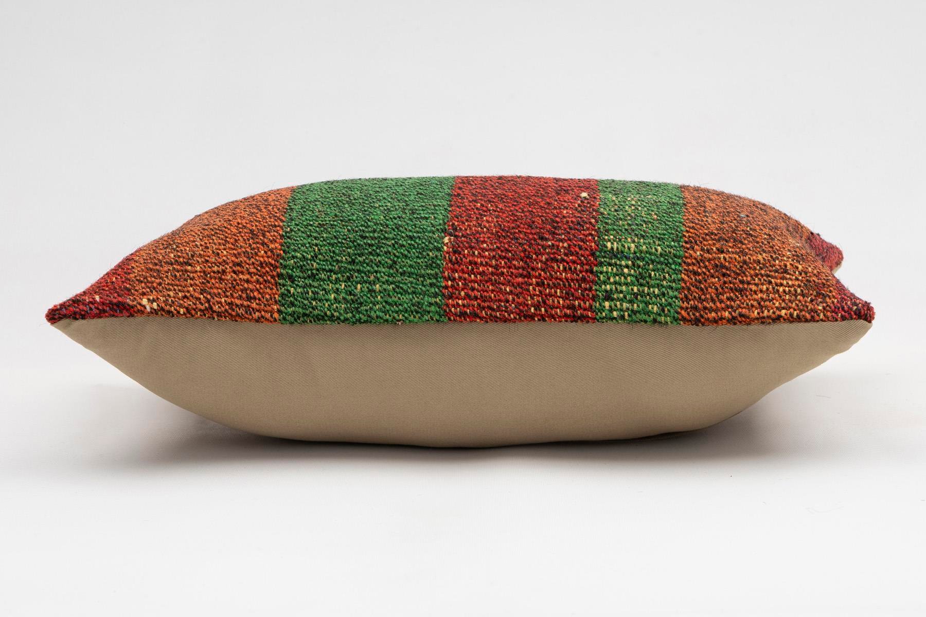 12x20 inches (30x50 cm) Kilim Pillow | KILIM WHOLESALE - Vintage Handmade Pillows - Vintage Handmade Kilim Rugs - It is 100% wool. Artistic and historical rugs. Old handwoven rugs. - Online hand woven rugs and kilim cushions sales. Shipping to a