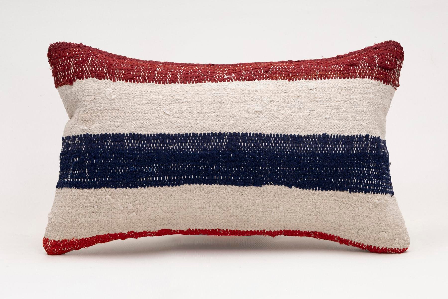 12x20 inches (30x50 cm) Kilim Pillow | KILIM WHOLESALE - Vintage Handmade Pillows - Vintage Handmade Kilim Rugs - It is 100% wool. Artistic and historical rugs. Old handwoven rugs. - Online hand woven rugs and kilim cushions sales. Shipping to a