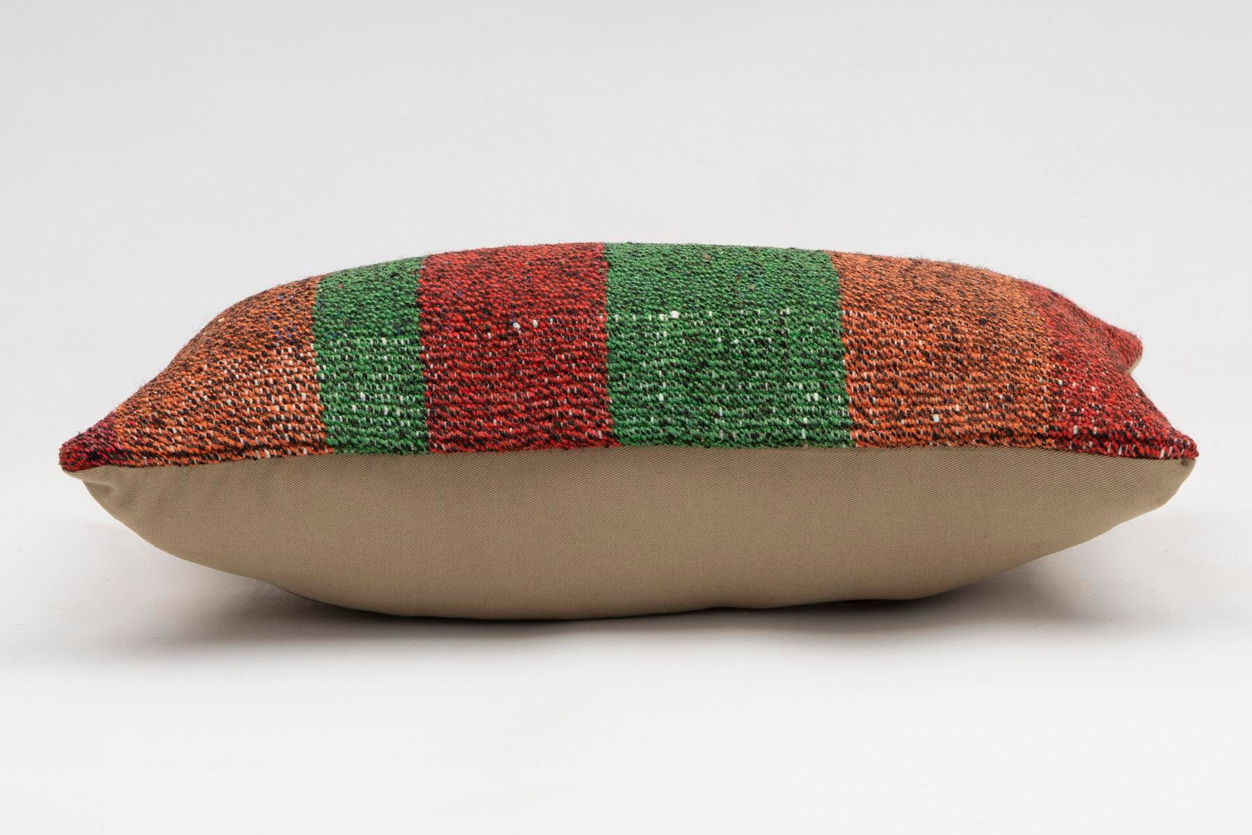 12x20 inches (30x50 cm) Kilim Pillow | KILIM WHOLESALE - Vintage Handmade Pillows - Vintage Handmade Kilim Rugs - It is 100% wool. Artistic and historical rugs. Old handwoven rugs. - Online hand woven rugs and kilim cushions sales. Shipping to a