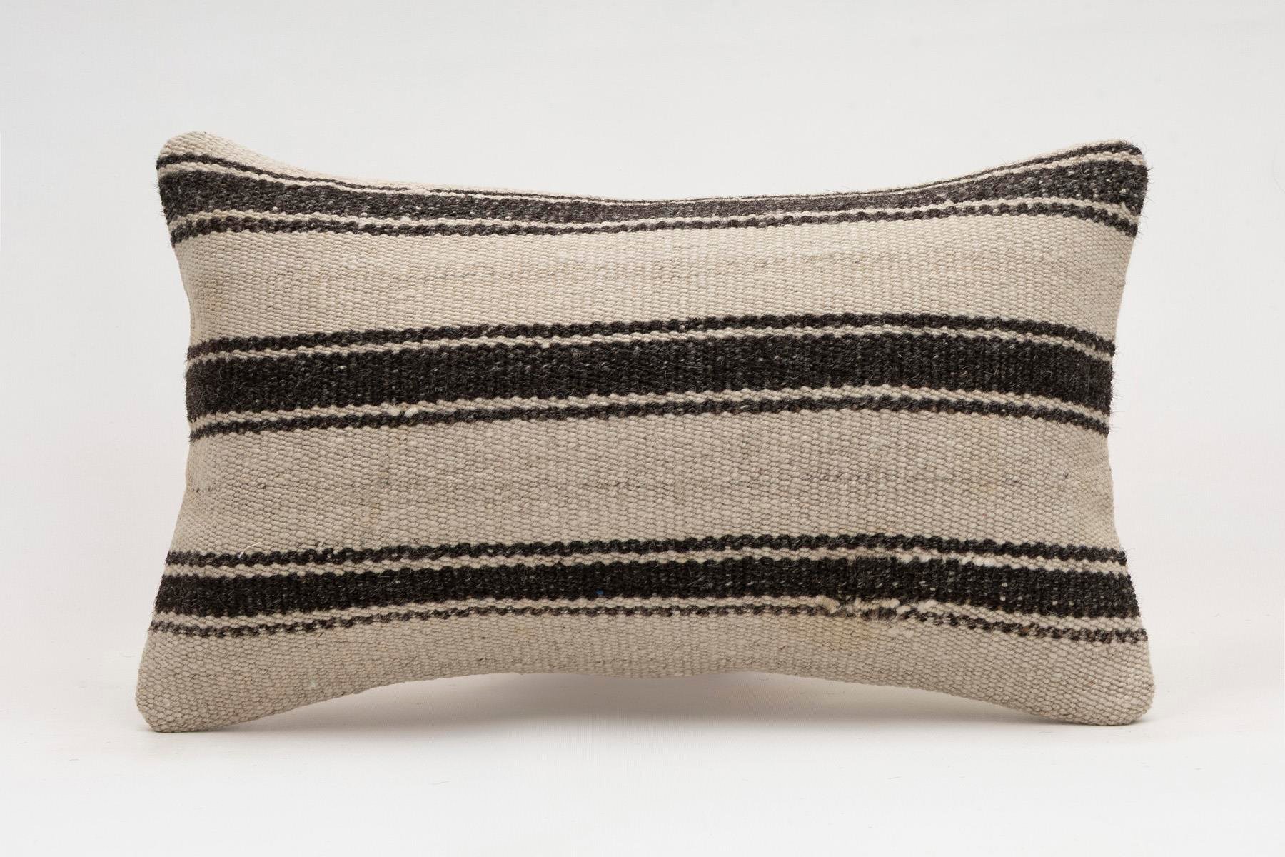 12x20 inches (30x50 cm) Kilim Pillow | KILIM WHOLESALE - Vintage Handmade Pillows - Vintage Handmade Kilim Rugs - It is 100% wool. Artistic and historical rugs. Old handwoven rugs. - Online hand woven rugs and kilim cushions sales. Shipping to a