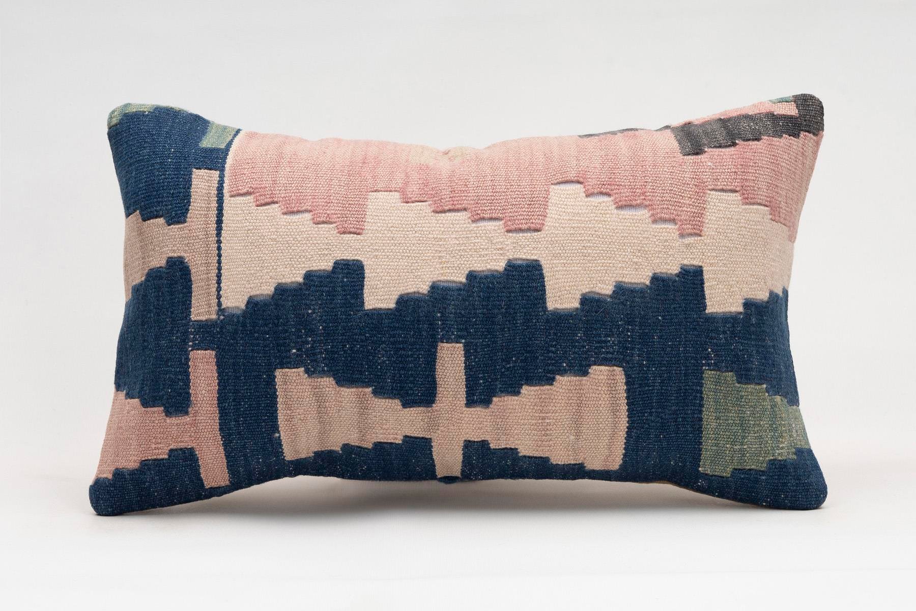 12x20 inches (30x50 cm) Kilim Pillow | KILIM WHOLESALE - Vintage Handmade Pillows - Vintage Handmade Kilim Rugs - It is 100% wool. Artistic and historical rugs. Old handwoven rugs. - Online hand woven rugs and kilim cushions sales. Shipping to a