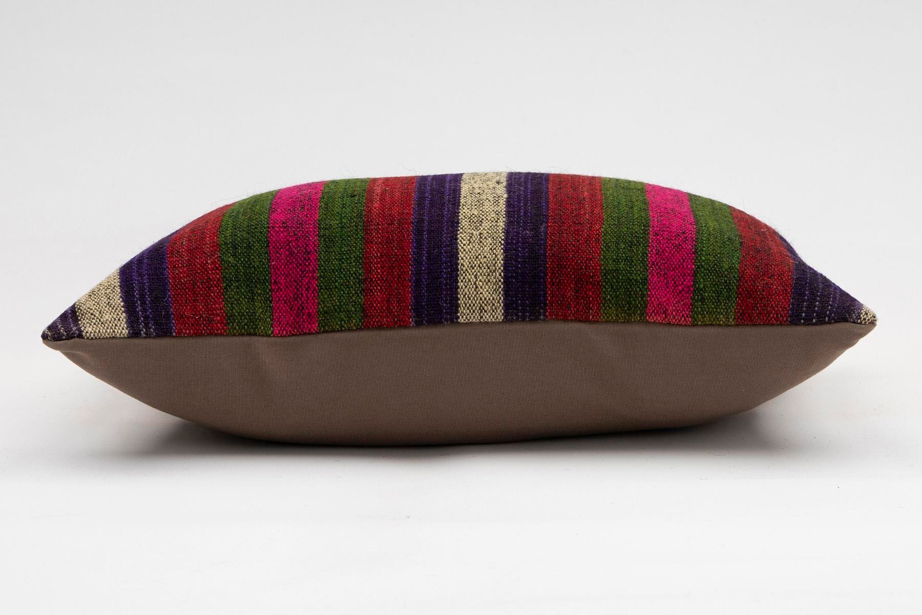 12x20 inches (30x50 cm) Kilim Pillow | KILIM WHOLESALE - Vintage Handmade Pillows - Vintage Handmade Kilim Rugs - It is 100% wool. Artistic and historical rugs. Old handwoven rugs. - Online hand woven rugs and kilim cushions sales. Shipping to a