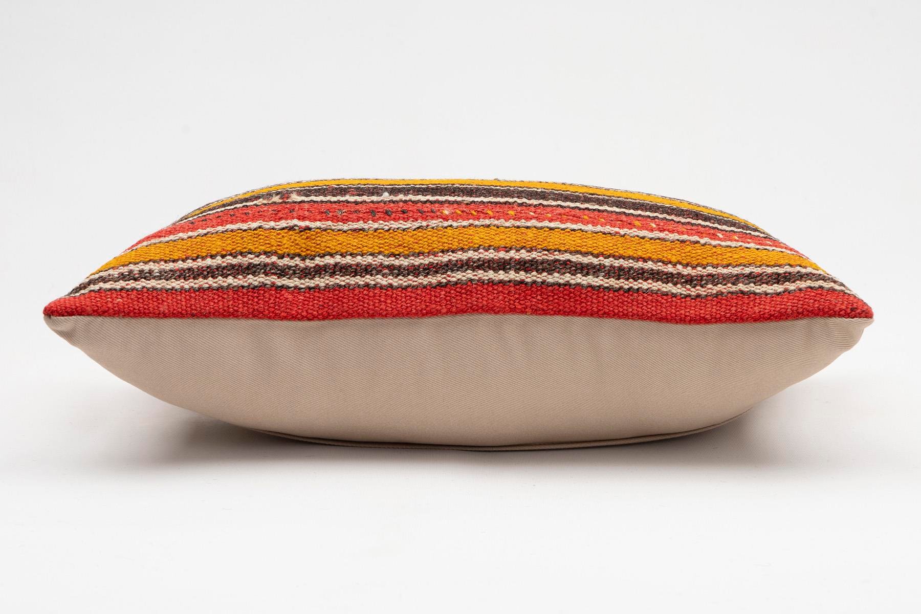 12x20 inches (30x50 cm) Kilim Pillow | KILIM WHOLESALE - Vintage Handmade Pillows - Vintage Handmade Kilim Rugs - It is 100% wool. Artistic and historical rugs. Old handwoven rugs. - Online hand woven rugs and kilim cushions sales. Shipping to a