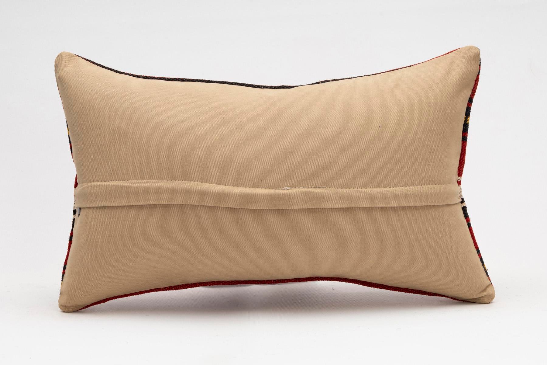 12x20 inches (30x50 cm) Kilim Pillow | KILIM WHOLESALE - Vintage Handmade Pillows - Vintage Handmade Kilim Rugs - It is 100% wool. Artistic and historical rugs. Old handwoven rugs. - Online hand woven rugs and kilim cushions sales. Shipping to a