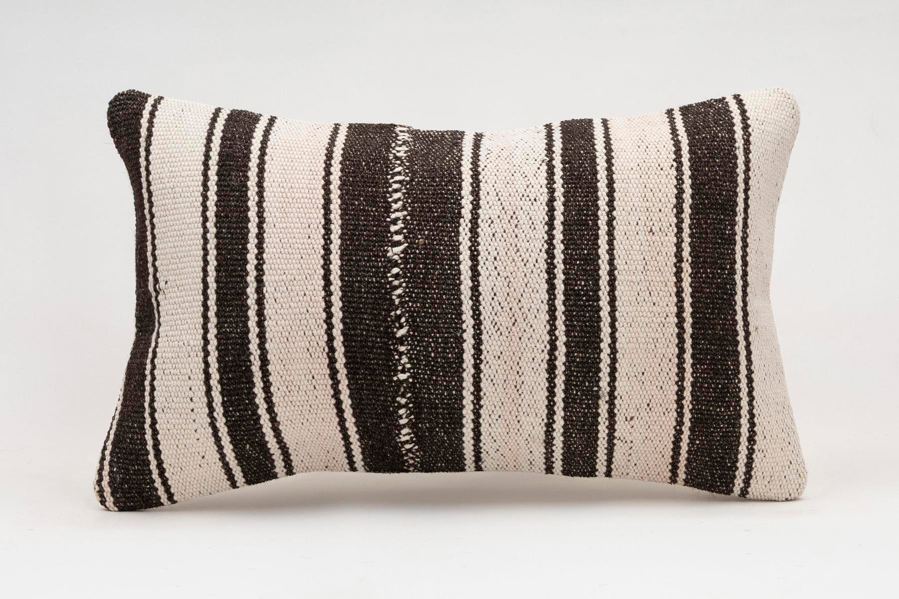 12x20 inches (30x50 cm) Kilim Pillow | KILIM WHOLESALE - Vintage Handmade Pillows - Vintage Handmade Kilim Rugs - It is 100% wool. Artistic and historical rugs. Old handwoven rugs. - Online hand woven rugs and kilim cushions sales. Shipping to a
