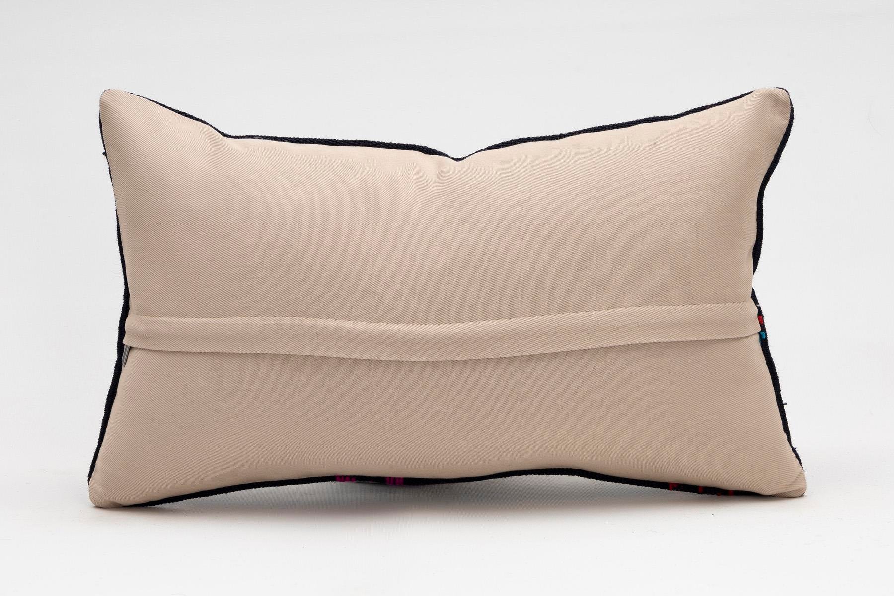 12x20 inches (30x50 cm) Kilim Pillow | KILIM WHOLESALE - Vintage Handmade Pillows - Vintage Handmade Kilim Rugs - It is 100% wool. Artistic and historical rugs. Old handwoven rugs. - Online hand woven rugs and kilim cushions sales. Shipping to a