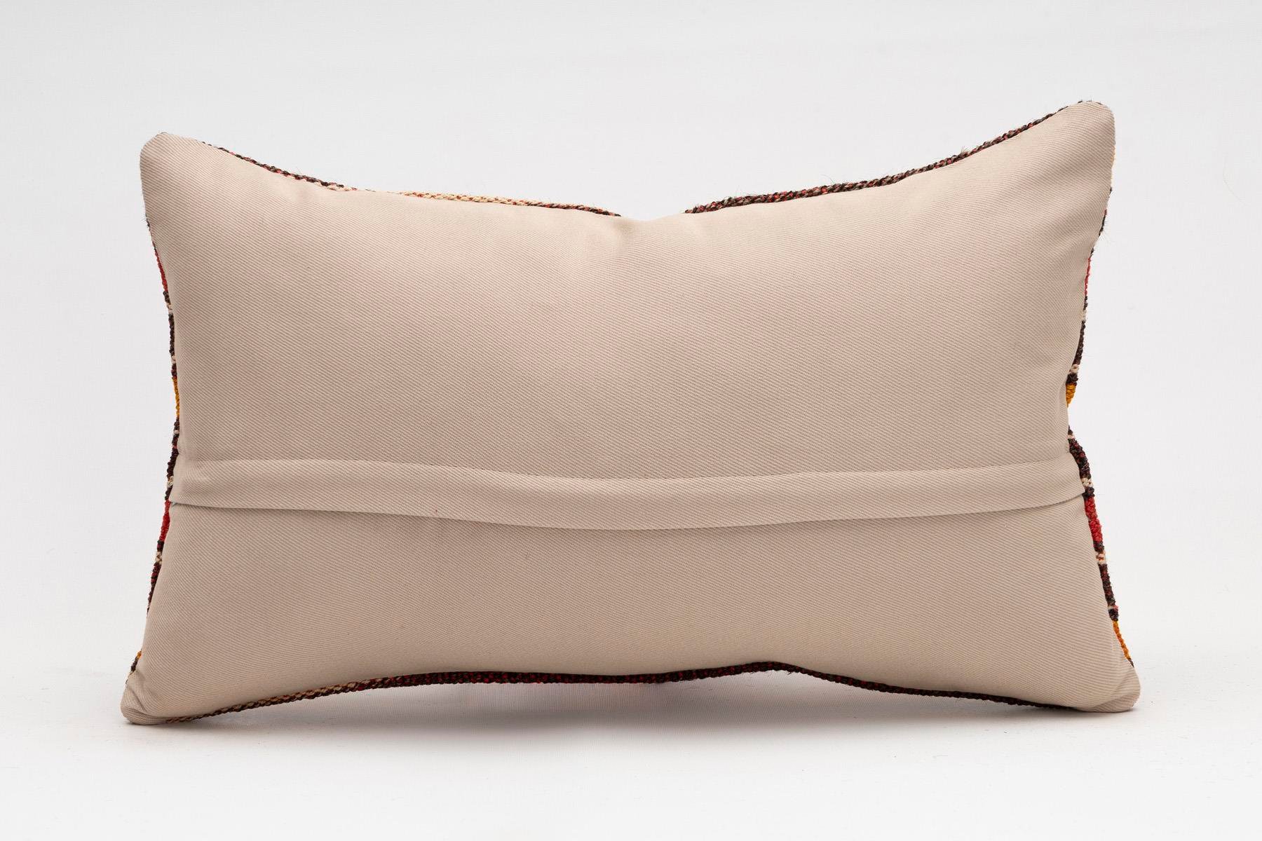 12x20 inches (30x50 cm) Kilim Pillow | KILIM WHOLESALE - Vintage Handmade Pillows - Vintage Handmade Kilim Rugs - It is 100% wool. Artistic and historical rugs. Old handwoven rugs. - Online hand woven rugs and kilim cushions sales. Shipping to a