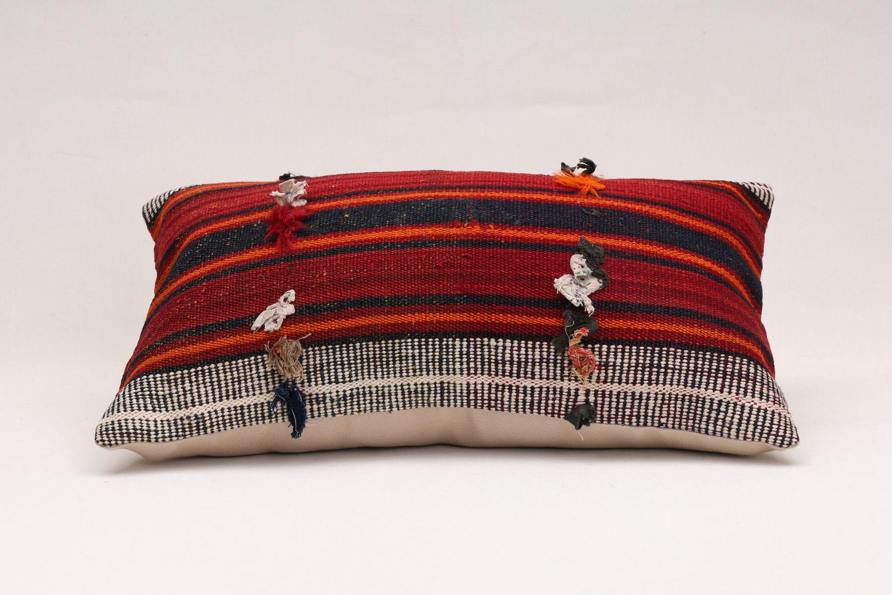 12''20'' (30x50 cm) Kilim Pillows - Vintage Handmade Kilim Pillows - Vintage Handmade Kilim Rugs - It is 100% wool. Artistic and historical rugs. Old handwoven rugs.