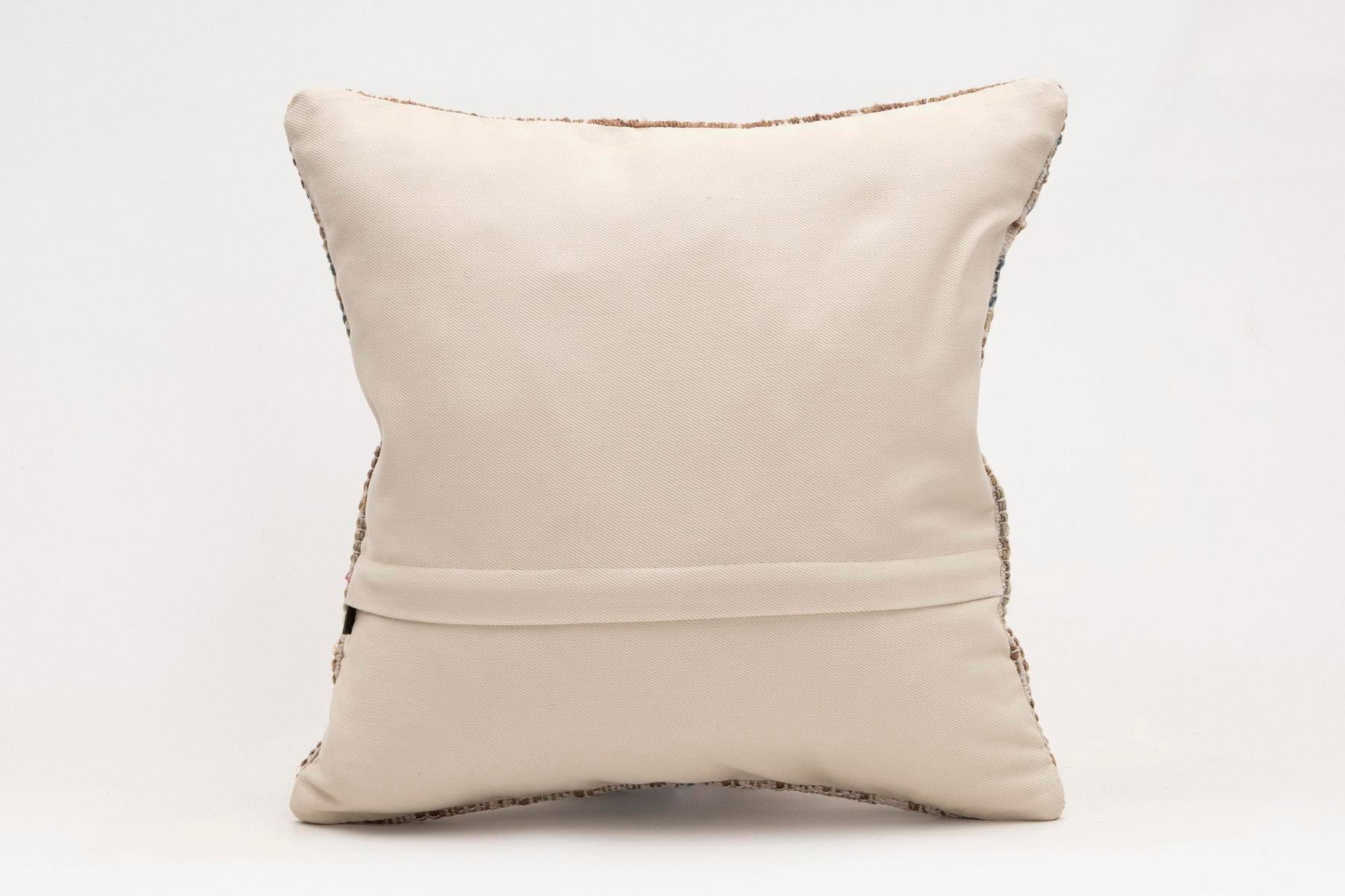 16x16 inches (40x40 cm) Kilim Pillow | KILIM WHOLESALE - Vintage Handmade Pillows - Vintage Handmade Kilim Rugs - It is 100% wool. Artistic and historical rugs. Old handwoven rugs. - Online hand woven rugs and kilim cushions sales. Shipping to a