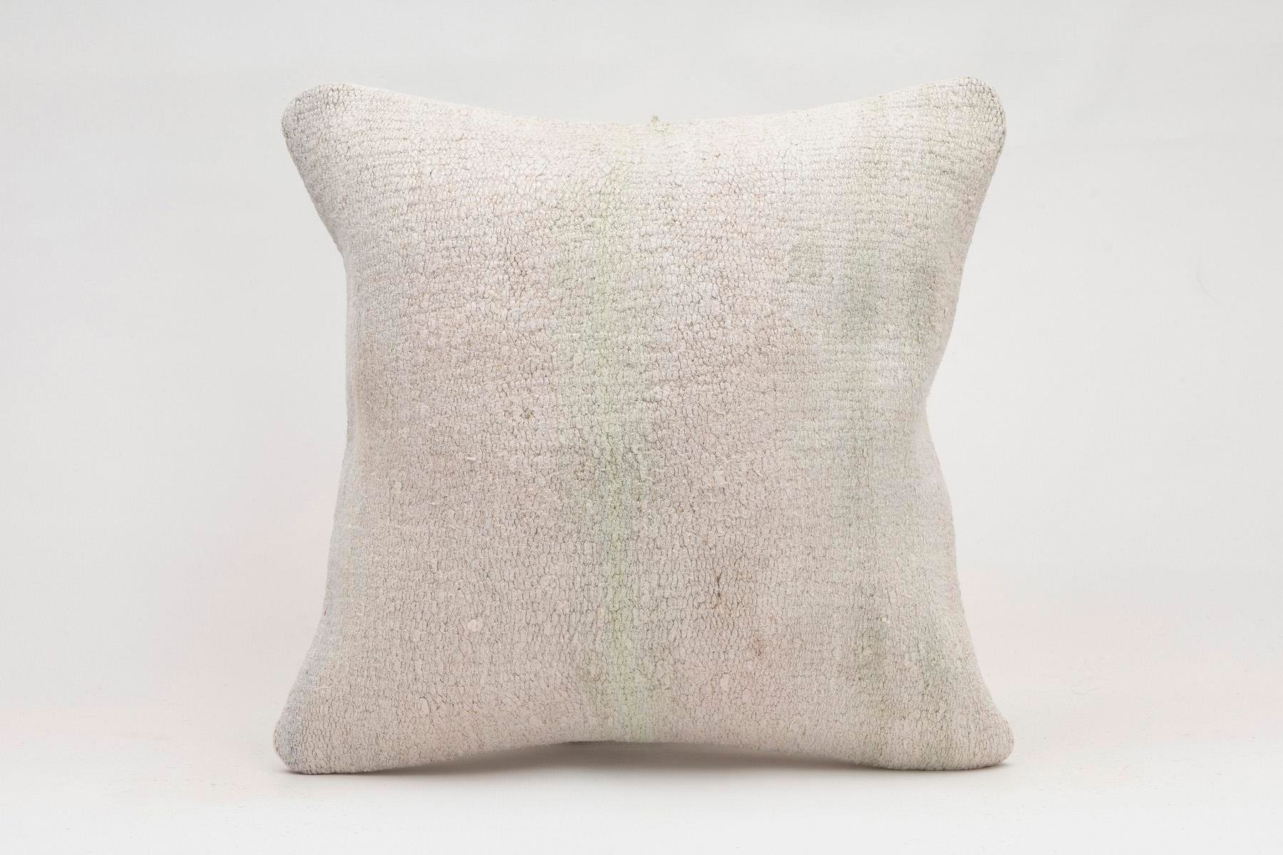 16x16 inches (40x40 cm) Kilim Pillow | KILIM WHOLESALE - Vintage Handmade Pillows - Vintage Handmade Kilim Rugs - It is 100% wool. Artistic and historical rugs. Old handwoven rugs. - Online hand woven rugs and kilim cushions sales. Shipping to a