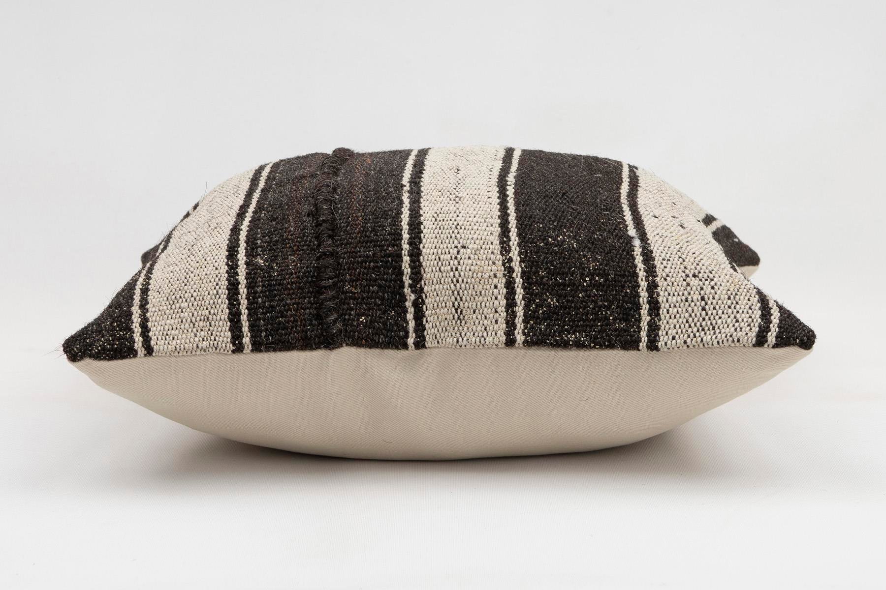 16x16 inches (40x40 cm) Kilim Pillow | KILIM WHOLESALE - Vintage Handmade Pillows - Vintage Handmade Kilim Rugs - It is 100% wool. Artistic and historical rugs. Old handwoven rugs. - Online hand woven rugs and kilim cushions sales. Shipping to a