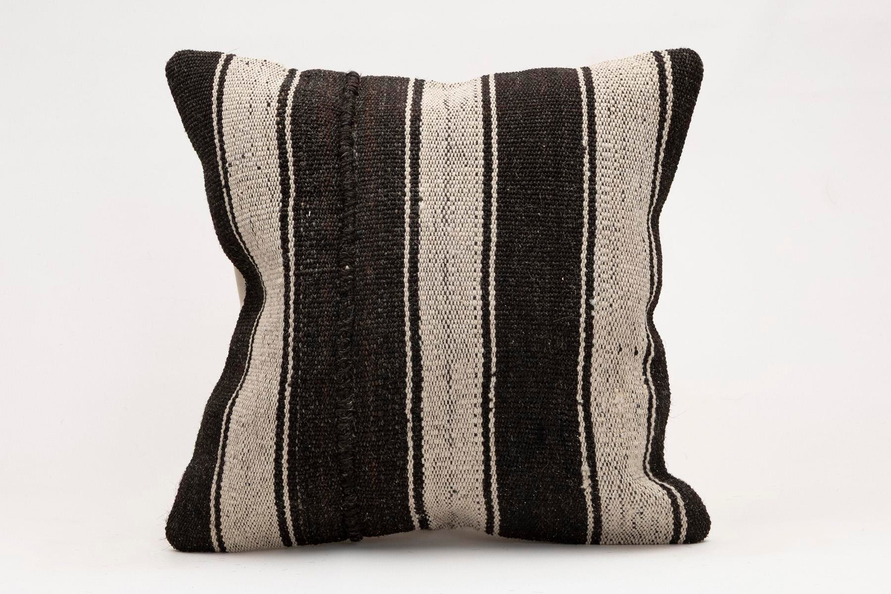 16x16 inches (40x40 cm) Kilim Pillow | KILIM WHOLESALE - Vintage Handmade Pillows - Vintage Handmade Kilim Rugs - It is 100% wool. Artistic and historical rugs. Old handwoven rugs. - Online hand woven rugs and kilim cushions sales. Shipping to a