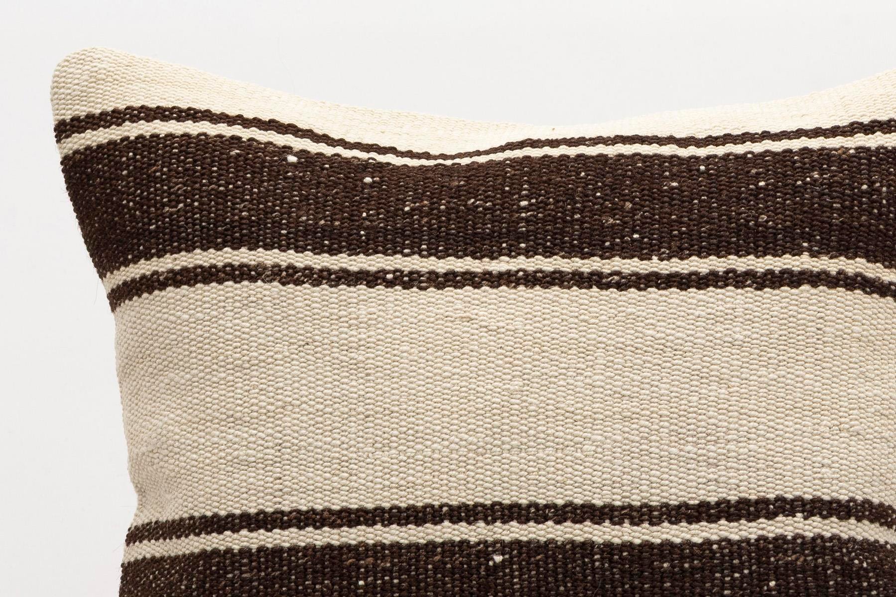 16x16 inches (40x40 cm) Kilim Pillow | KILIM WHOLESALE - Vintage Handmade Pillows - Vintage Handmade Kilim Rugs - It is 100% wool. Artistic and historical rugs. Old handwoven rugs. - Online hand woven rugs and kilim cushions sales. Shipping to a