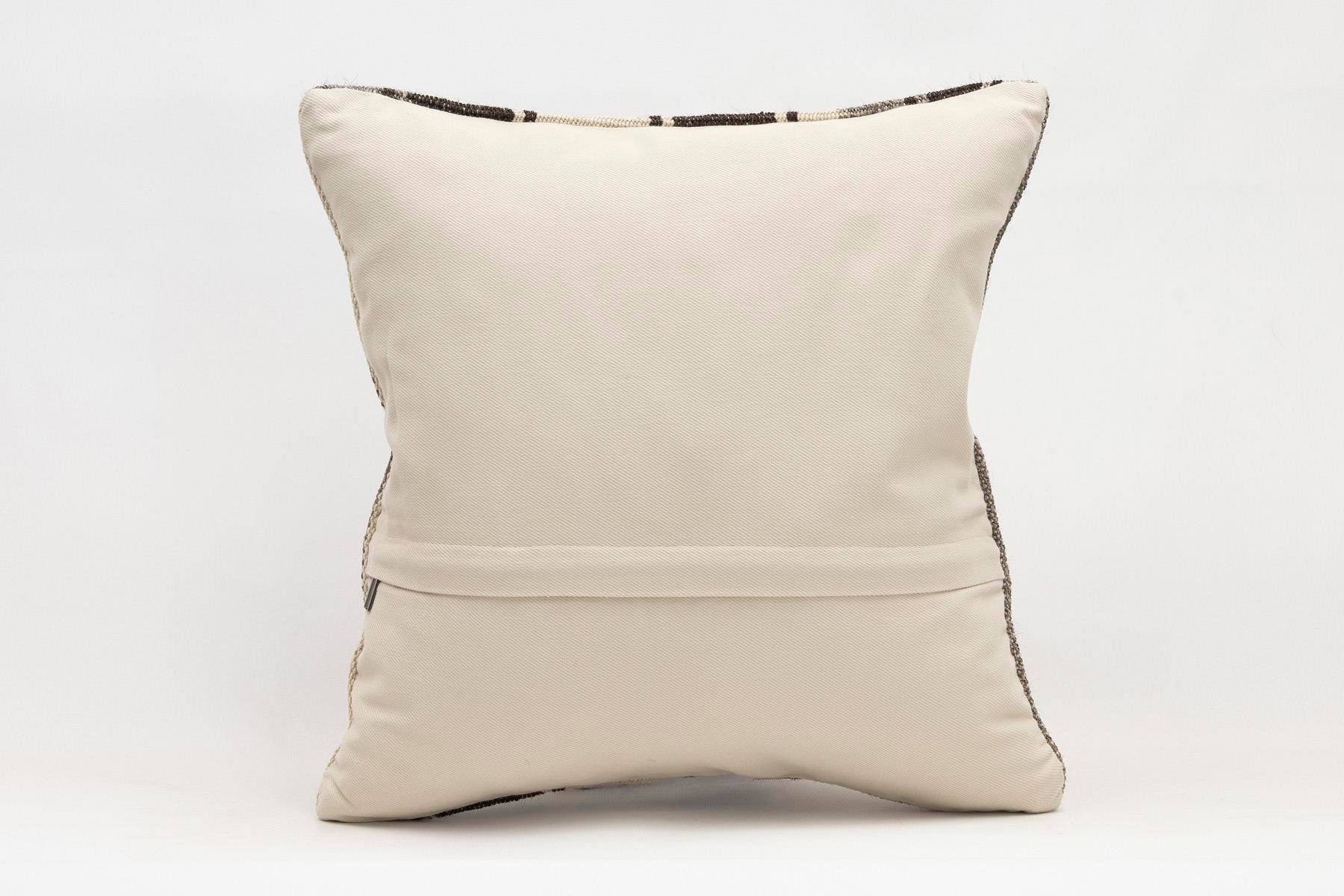 16x16 inches (40x40 cm) Kilim Pillow | KILIM WHOLESALE - Vintage Handmade Pillows - Vintage Handmade Kilim Rugs - It is 100% wool. Artistic and historical rugs. Old handwoven rugs. - Online hand woven rugs and kilim cushions sales. Shipping to a