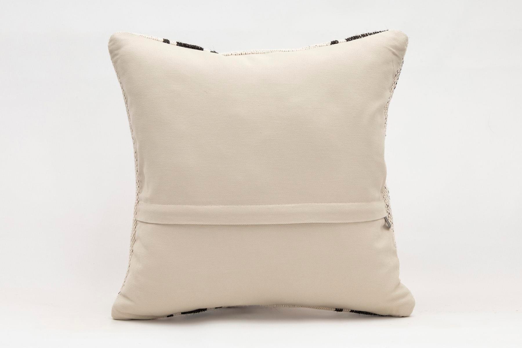 16x16 inches (40x40 cm) Kilim Pillow | KILIM WHOLESALE - Vintage Handmade Pillows - Vintage Handmade Kilim Rugs - It is 100% wool. Artistic and historical rugs. Old handwoven rugs. - Online hand woven rugs and kilim cushions sales. Shipping to a