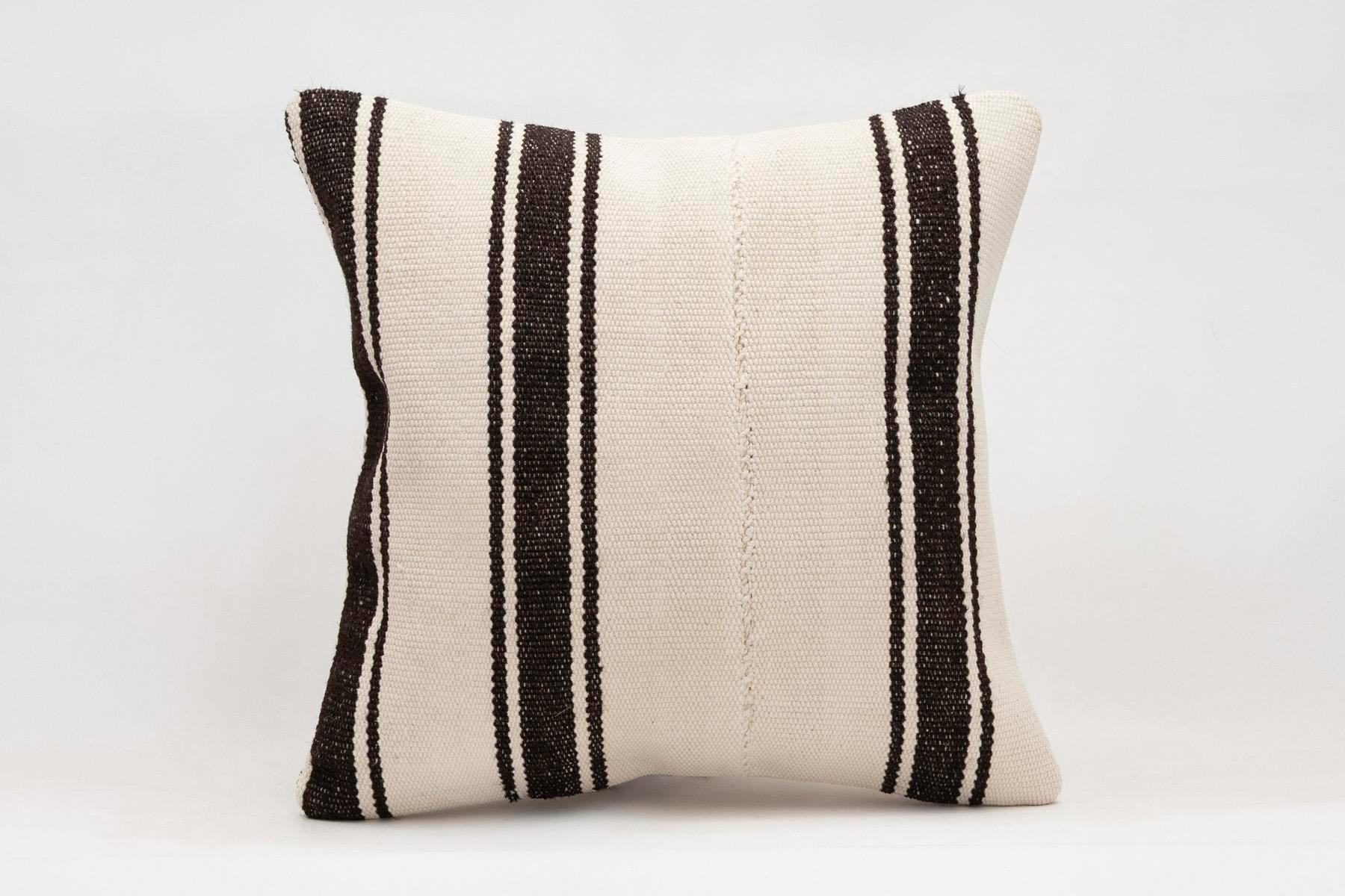 16x16 inches (40x40 cm) Kilim Pillow | KILIM WHOLESALE - Vintage Handmade Pillows - Vintage Handmade Kilim Rugs - It is 100% wool. Artistic and historical rugs. Old handwoven rugs. - Online hand woven rugs and kilim cushions sales. Shipping to a