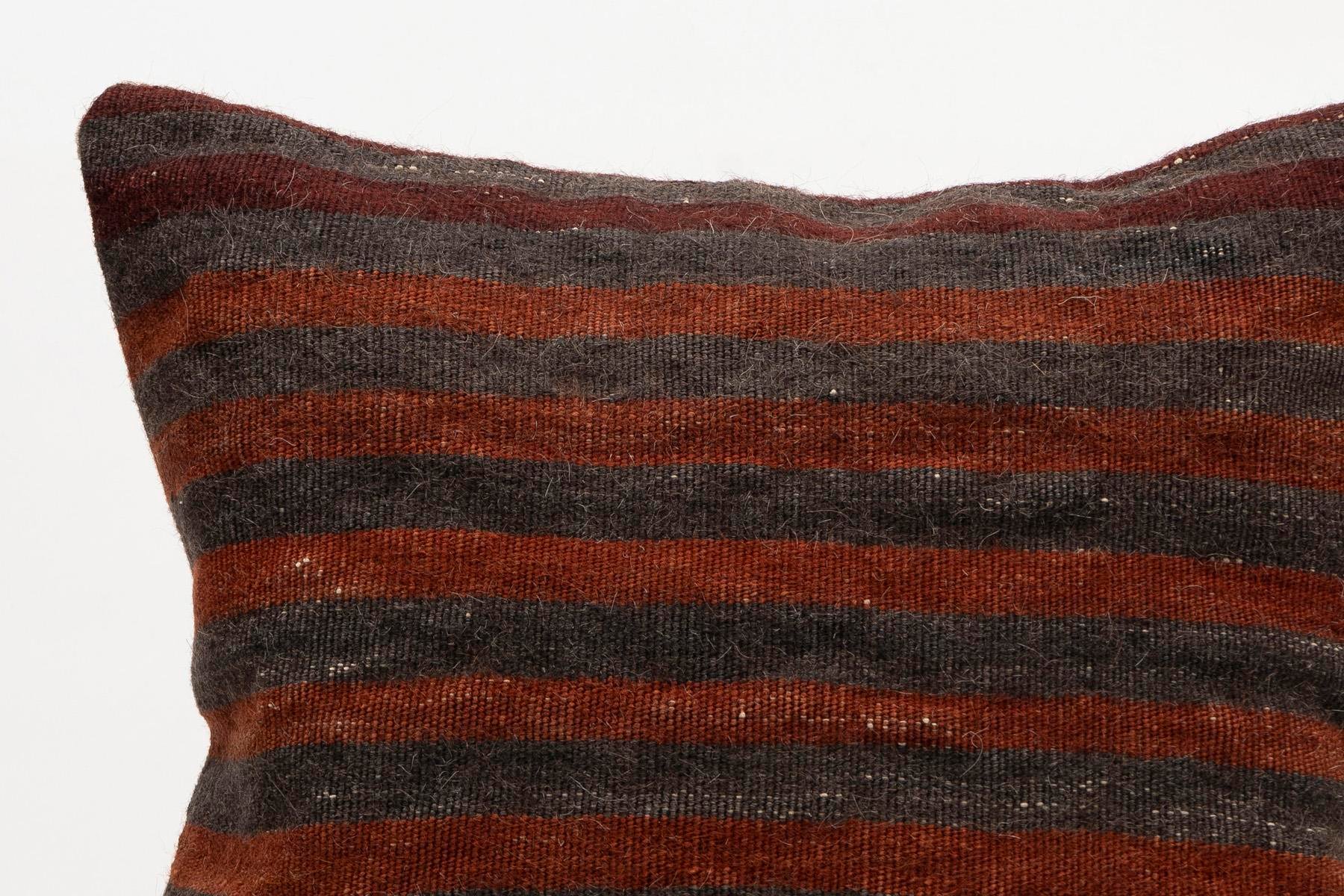 16x16 inches (40x40 cm) Kilim Pillow | KILIM WHOLESALE - Vintage Handmade Pillows - Vintage Handmade Kilim Rugs - It is 100% wool. Artistic and historical rugs. Old handwoven rugs. - Online hand woven rugs and kilim cushions sales. Shipping to a