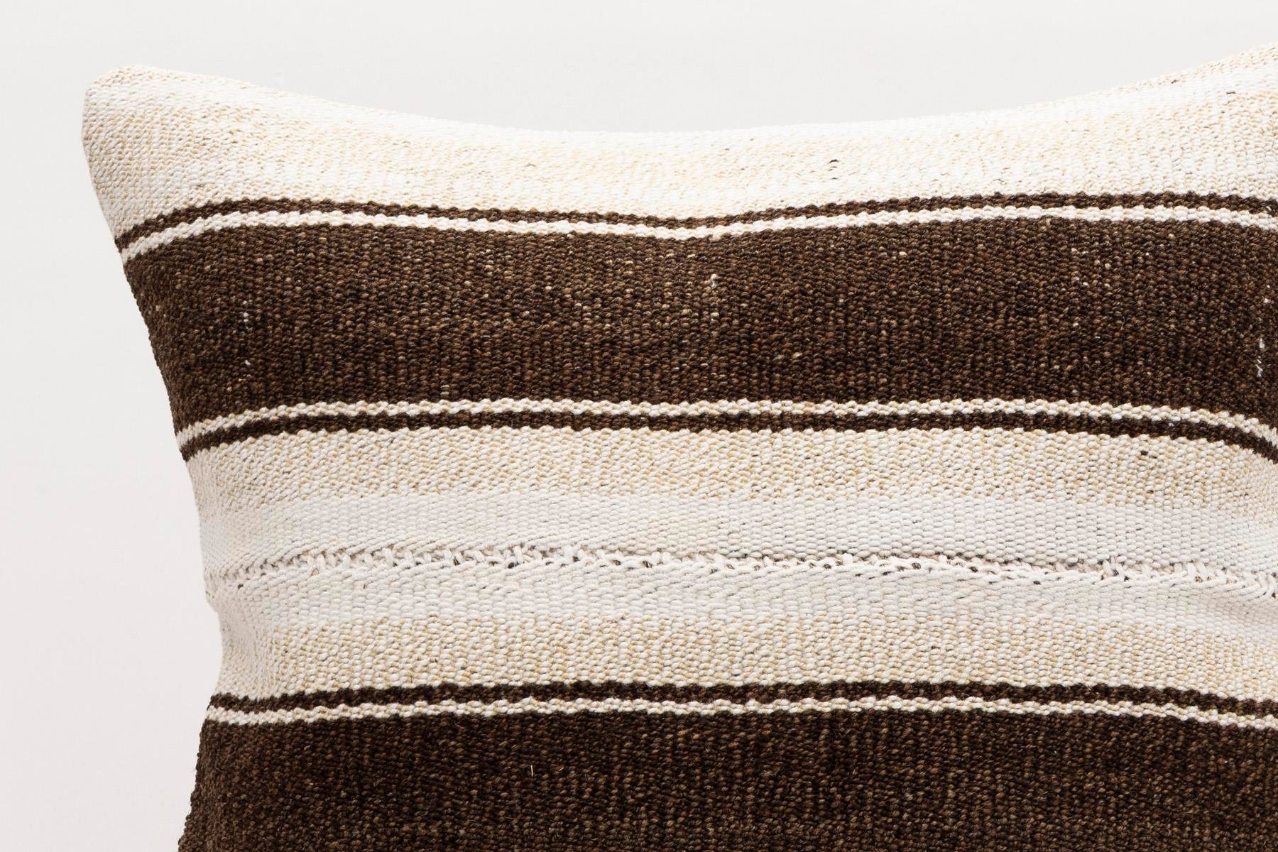 16x16 inches (40x40 cm) Kilim Pillow | KILIM WHOLESALE - Vintage Handmade Pillows - Vintage Handmade Kilim Rugs - It is 100% wool. Artistic and historical rugs. Old handwoven rugs. - Online hand woven rugs and kilim cushions sales. Shipping to a