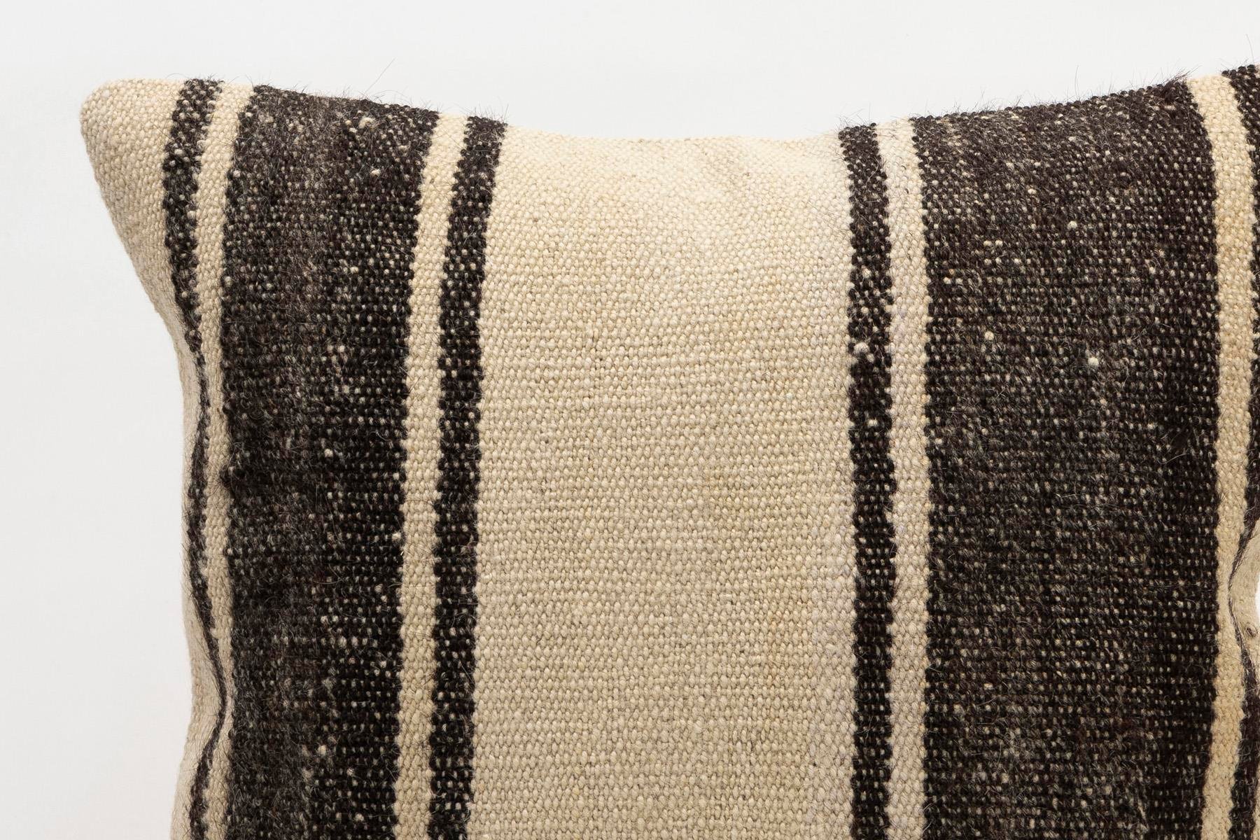 16x16 inches (40x40 cm) Kilim Pillow | KILIM WHOLESALE - Vintage Handmade Pillows - Vintage Handmade Kilim Rugs - It is 100% wool. Artistic and historical rugs. Old handwoven rugs. - Online hand woven rugs and kilim cushions sales. Shipping to a