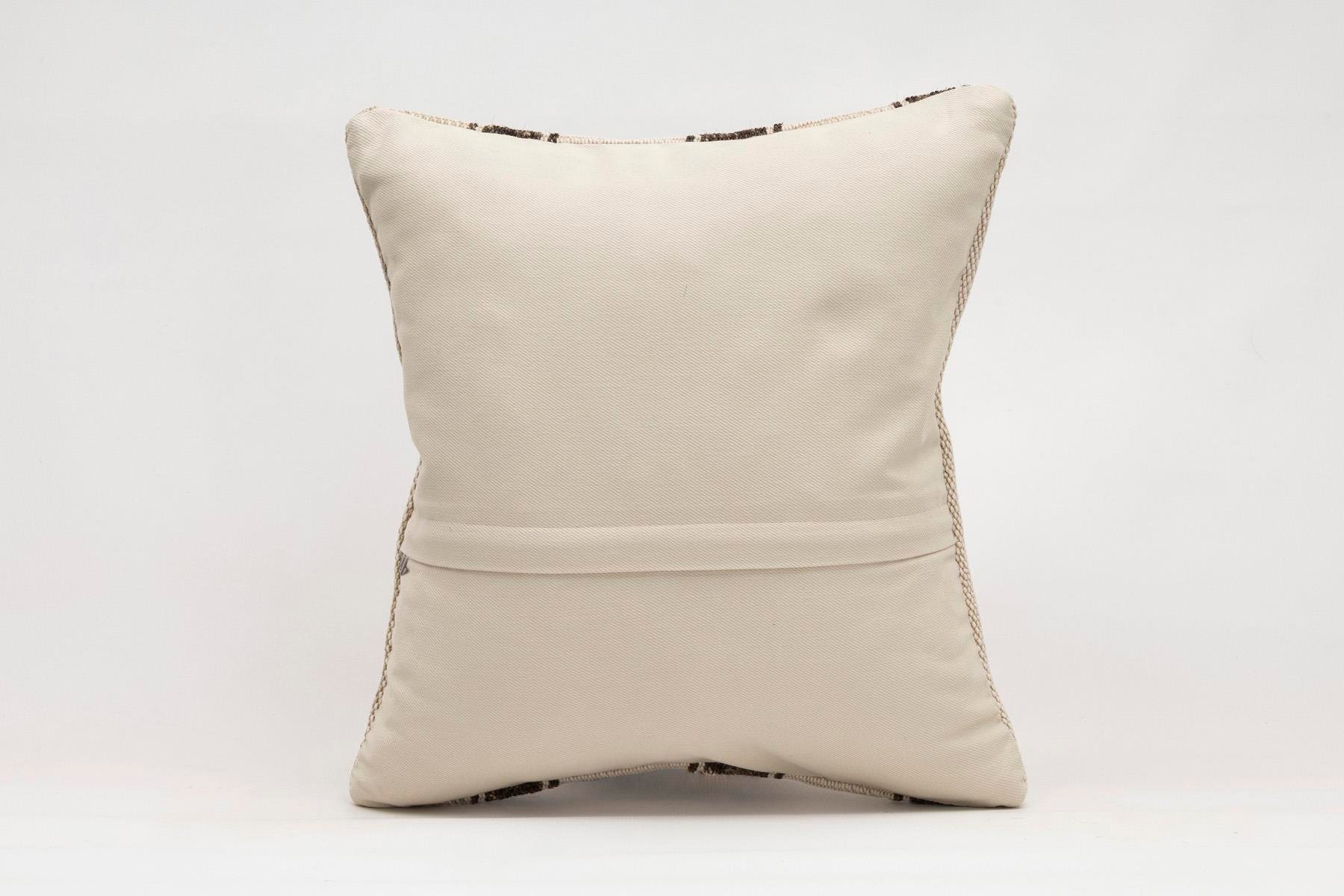 16x16 inches (40x40 cm) Kilim Pillow | KILIM WHOLESALE - Vintage Handmade Pillows - Vintage Handmade Kilim Rugs - It is 100% wool. Artistic and historical rugs. Old handwoven rugs. - Online hand woven rugs and kilim cushions sales. Shipping to a