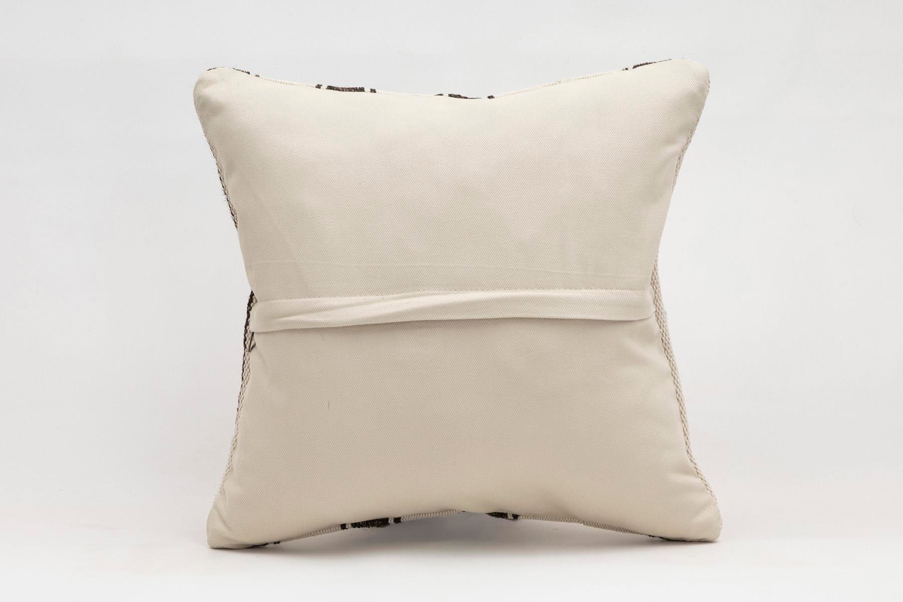 16x16 inches (40x40 cm) Kilim Pillow | KILIM WHOLESALE - Vintage Handmade Pillows - Vintage Handmade Kilim Rugs - It is 100% wool. Artistic and historical rugs. Old handwoven rugs. - Online hand woven rugs and kilim cushions sales. Shipping to a