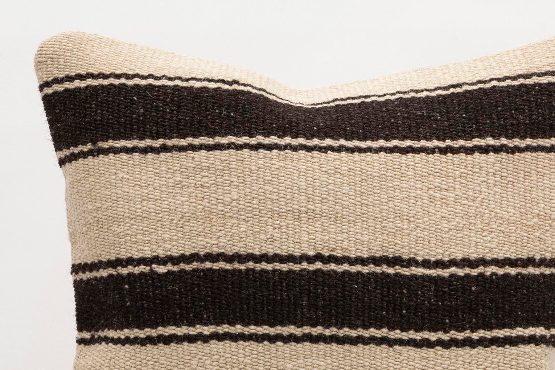 16x16 inches (40x40 cm) Kilim Pillow | KILIM WHOLESALE - Vintage Handmade Pillows - Vintage Handmade Kilim Rugs - It is 100% wool. Artistic and historical rugs. Old handwoven rugs. - Online hand woven rugs and kilim cushions sales. Shipping to a