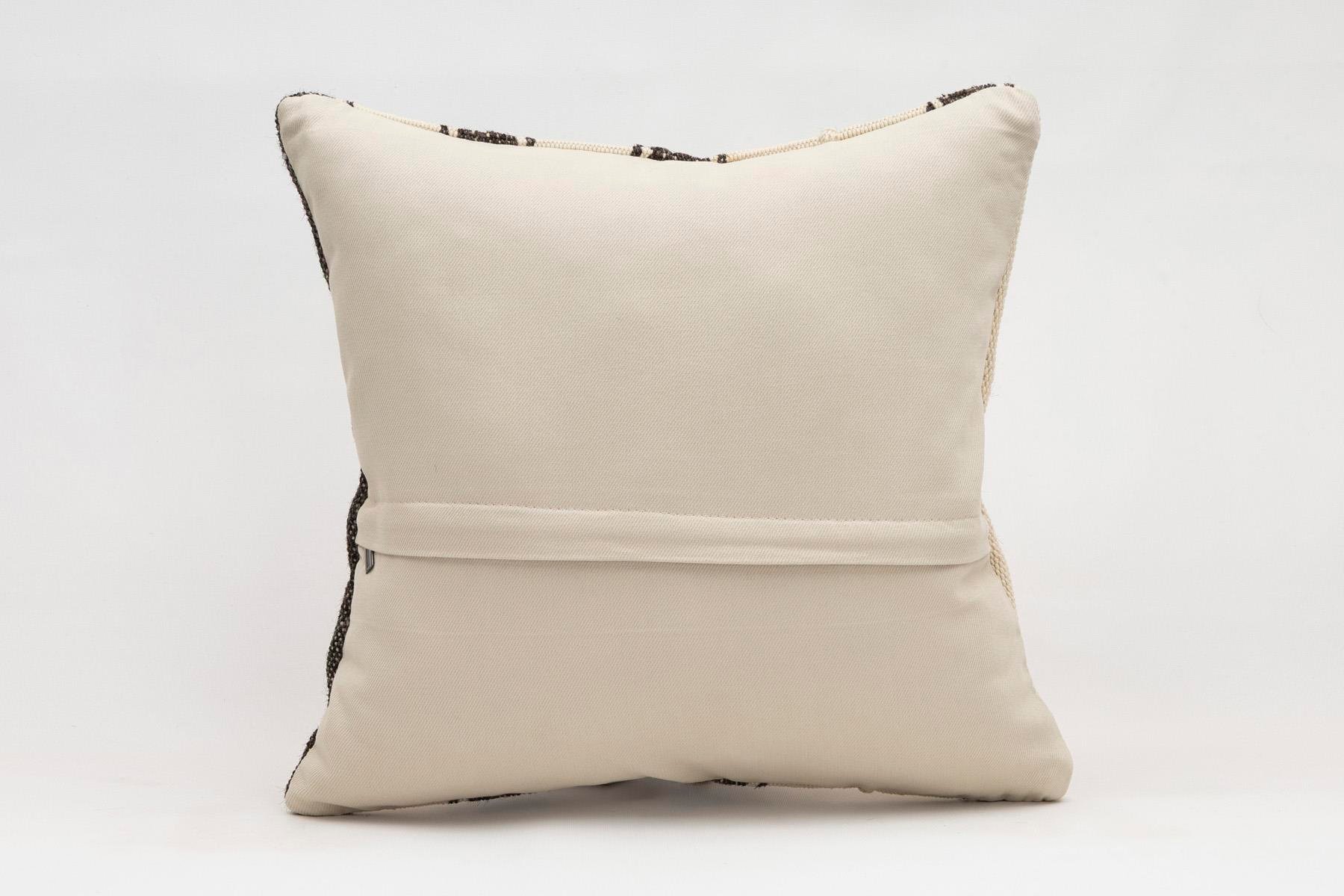 16x16 inches (40x40 cm) Kilim Pillow | KILIM WHOLESALE - Vintage Handmade Pillows - Vintage Handmade Kilim Rugs - It is 100% wool. Artistic and historical rugs. Old handwoven rugs. - Online hand woven rugs and kilim cushions sales. Shipping to a