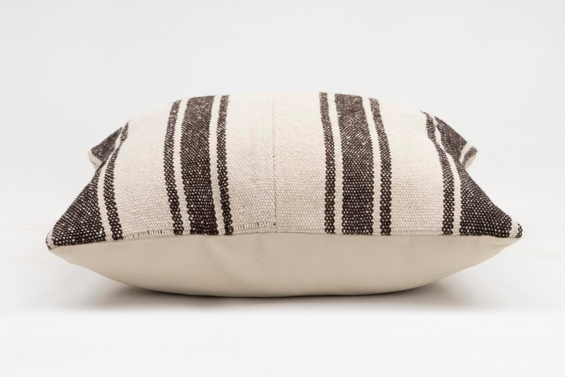 16x16 inches (40x40 cm) Kilim Pillow | KILIM WHOLESALE - Vintage Handmade Pillows - Vintage Handmade Kilim Rugs - It is 100% wool. Artistic and historical rugs. Old handwoven rugs. - Online hand woven rugs and kilim cushions sales. Shipping to a