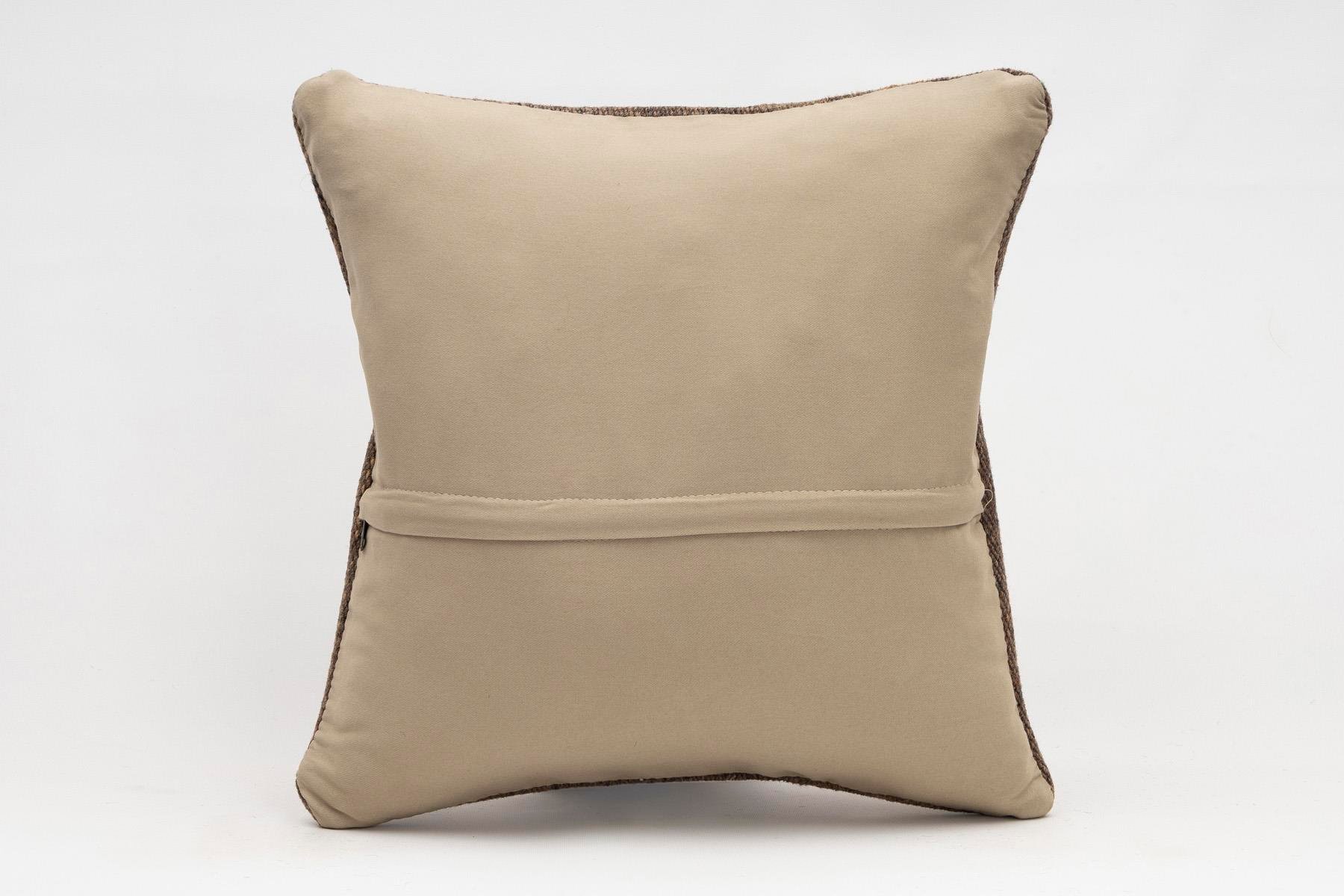 16x16 inches (40x40 cm) Kilim Pillow | KILIM WHOLESALE - Vintage Handmade Pillows - Vintage Handmade Kilim Rugs - It is 100% wool. Artistic and historical rugs. Old handwoven rugs. - Online hand woven rugs and kilim cushions sales. Shipping to a