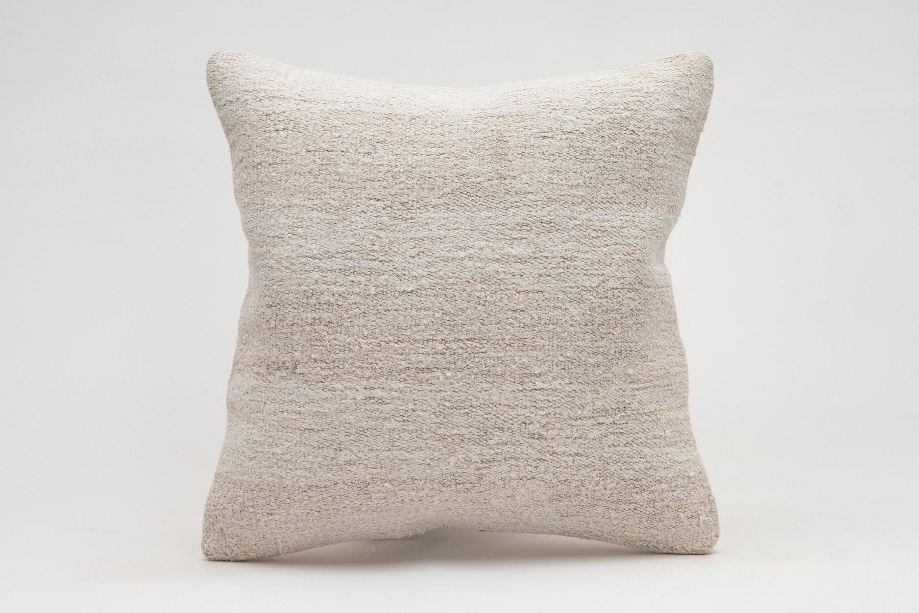 16x16 inches (40x40 cm) Kilim Pillow | KILIM WHOLESALE - Vintage Handmade Pillows - Vintage Handmade Kilim Rugs - It is 100% wool. Artistic and historical rugs. Old handwoven rugs. - Online hand woven rugs and kilim cushions sales. Shipping to a