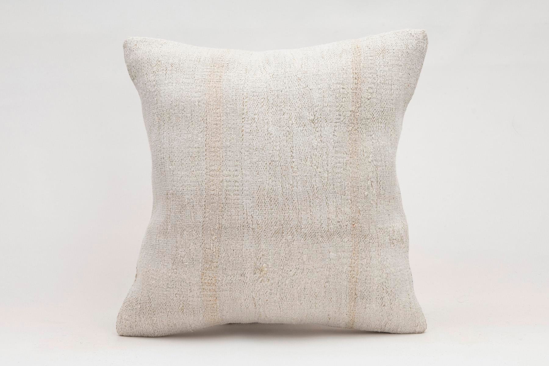 16x16 inches (40x40 cm) Kilim Pillow | KILIM WHOLESALE - Vintage Handmade Pillows - Vintage Handmade Kilim Rugs - It is 100% wool. Artistic and historical rugs. Old handwoven rugs. - Online hand woven rugs and kilim cushions sales. Shipping to a