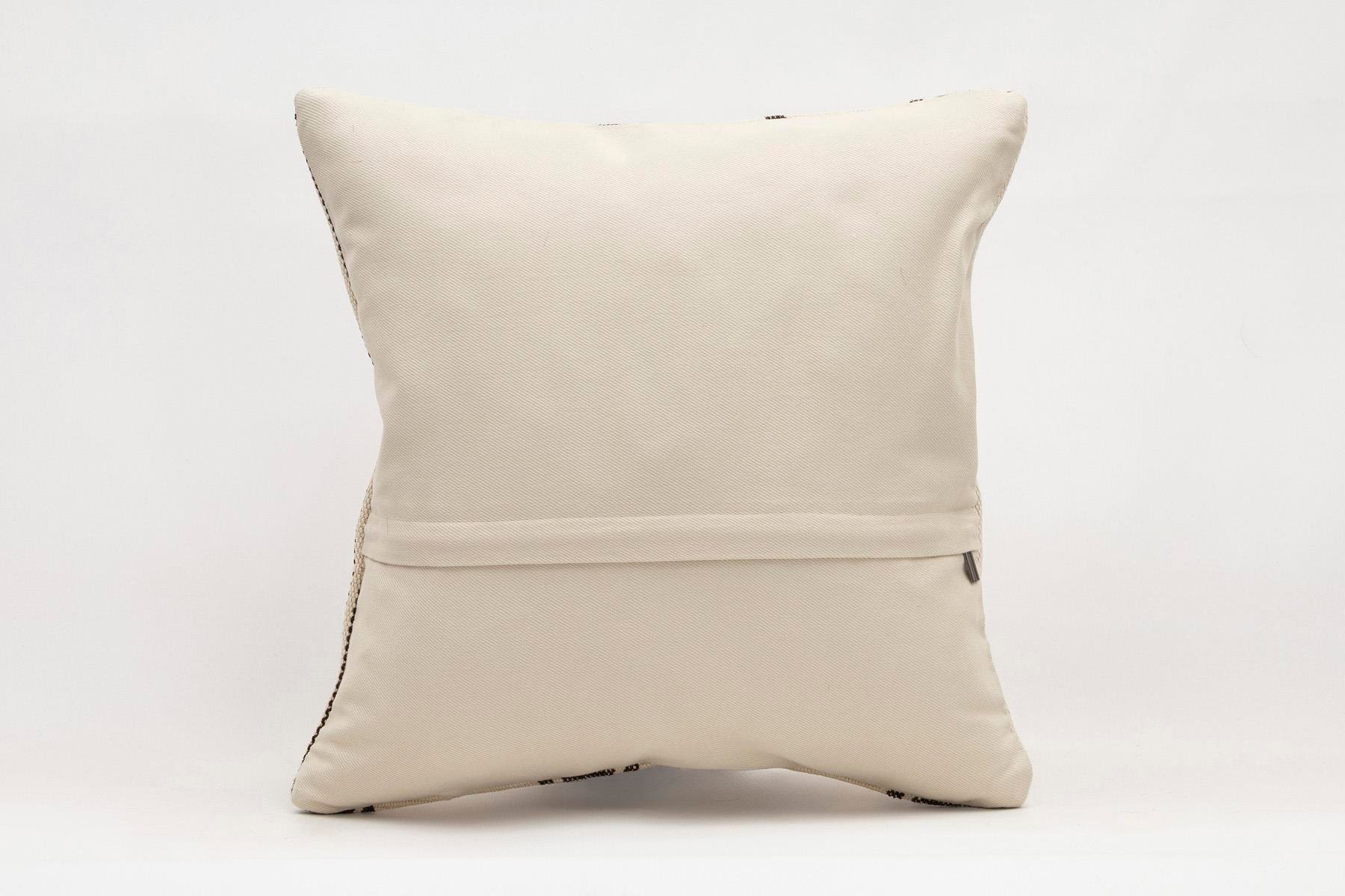 16x16 inches (40x40 cm) Kilim Pillow | KILIM WHOLESALE - Vintage Handmade Pillows - Vintage Handmade Kilim Rugs - It is 100% wool. Artistic and historical rugs. Old handwoven rugs. - Online hand woven rugs and kilim cushions sales. Shipping to a