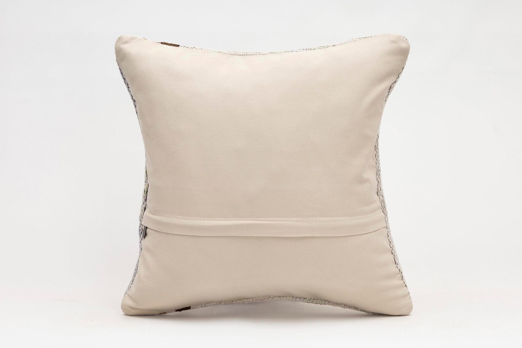 16x16 inches (40x40 cm) Kilim Pillow | KILIM WHOLESALE - Vintage Handmade Pillows - Vintage Handmade Kilim Rugs - It is 100% wool. Artistic and historical rugs. Old handwoven rugs. - Online hand woven rugs and kilim cushions sales. Shipping to a