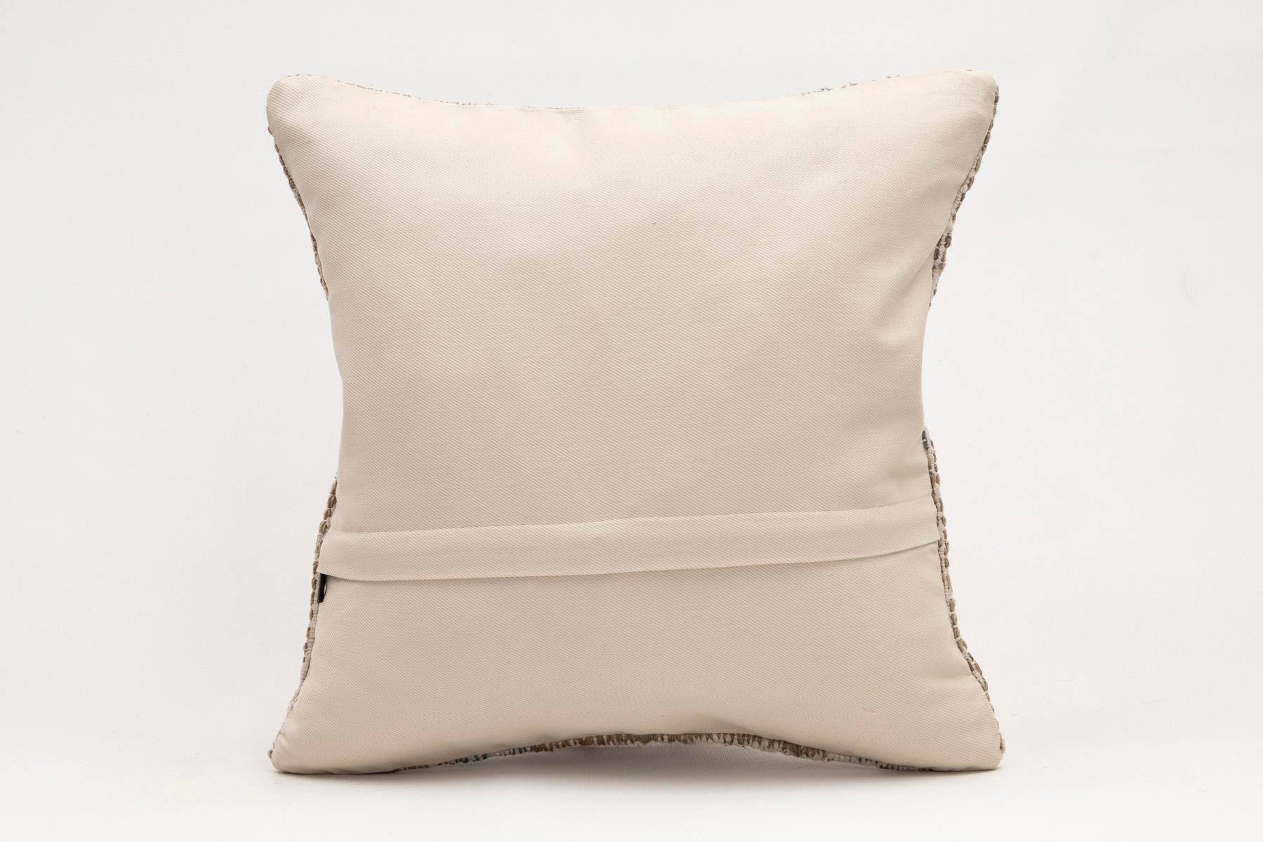 16x16 inches (40x40 cm) Kilim Pillow | KILIM WHOLESALE - Vintage Handmade Pillows - Vintage Handmade Kilim Rugs - It is 100% wool. Artistic and historical rugs. Old handwoven rugs. - Online hand woven rugs and kilim cushions sales. Shipping to a