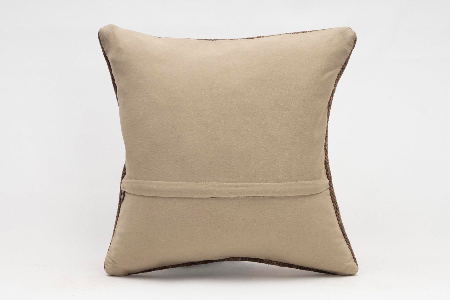 16x16 inches (40x40 cm) Kilim Pillow | KILIM WHOLESALE - Vintage Handmade Pillows - Vintage Handmade Kilim Rugs - It is 100% wool. Artistic and historical rugs. Old handwoven rugs. - Online hand woven rugs and kilim cushions sales. Shipping to a